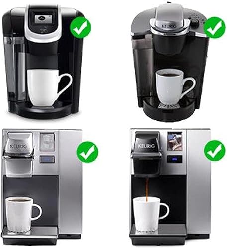 Miniatura 8 de Cápsulas de filtro de agua de carbón activado refinado de repuesto para cafetera Keurig Keurig 2.0 o mayor, 24 paquetes