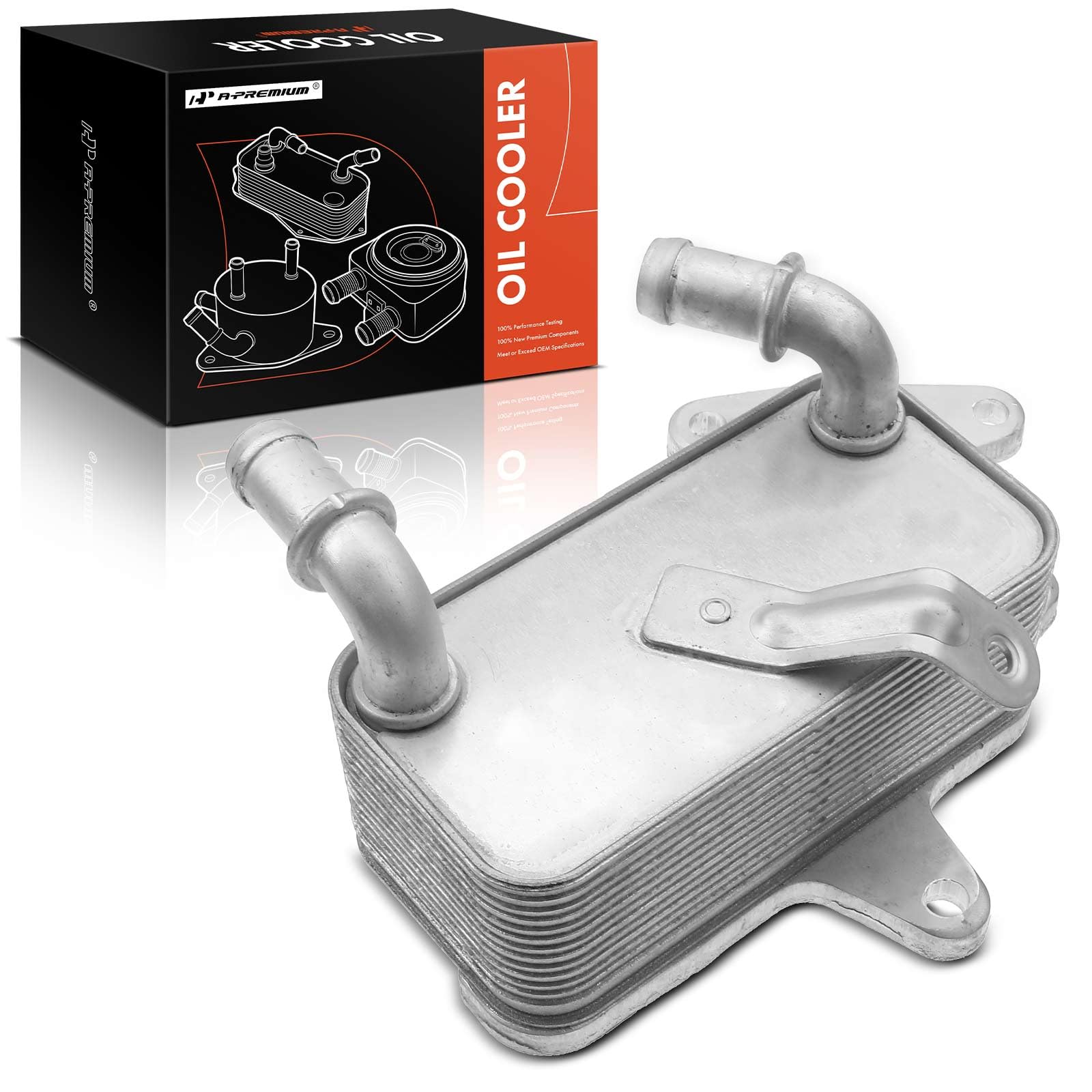 A-Premium Automatic Transmission Oil Cooler Compatible with Volkswagen Jetta Passat Beetle Golf SportWagen 2015-2016 Golf 2015-2017 1.8L 2.5L Petrol
