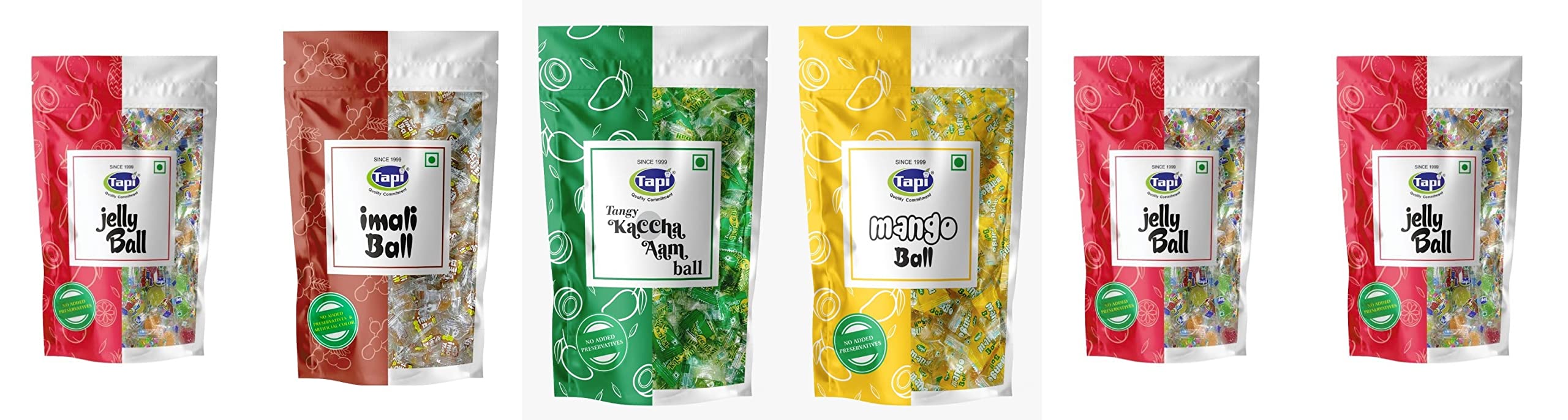 Tapi Fruit Balls Combo|Pack of 6|150gm/ pack |Mango, Imali, Mix Fruit (3), Kaccha Aam| (B0BW9667ZP) Amazon Price History, Amazon Price Tracker
