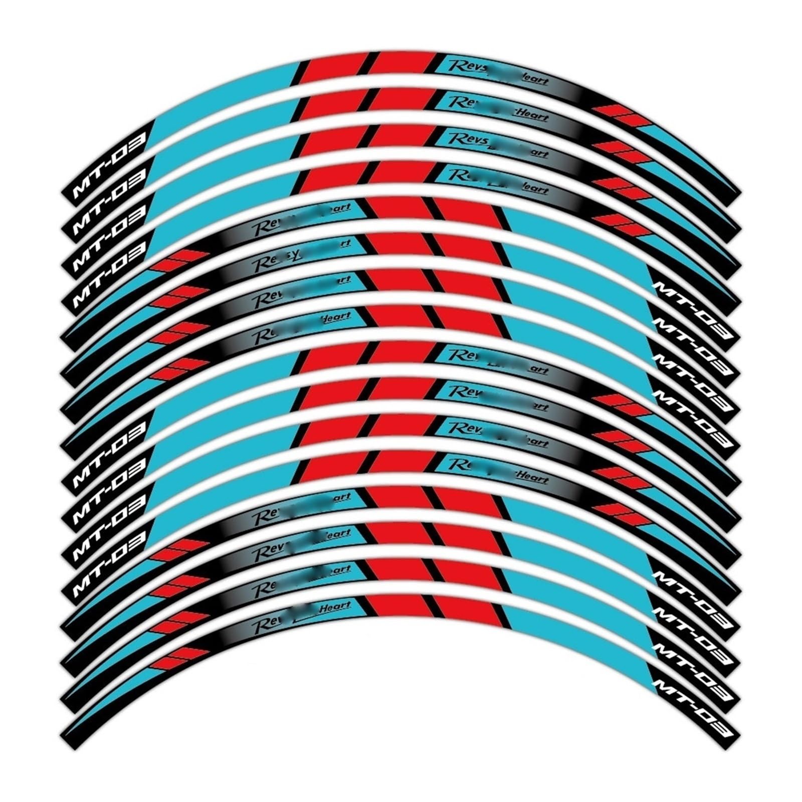 Motorcycle Decal Decorative Stripe for for Mt03 for MT03 for MT-03(A-1)