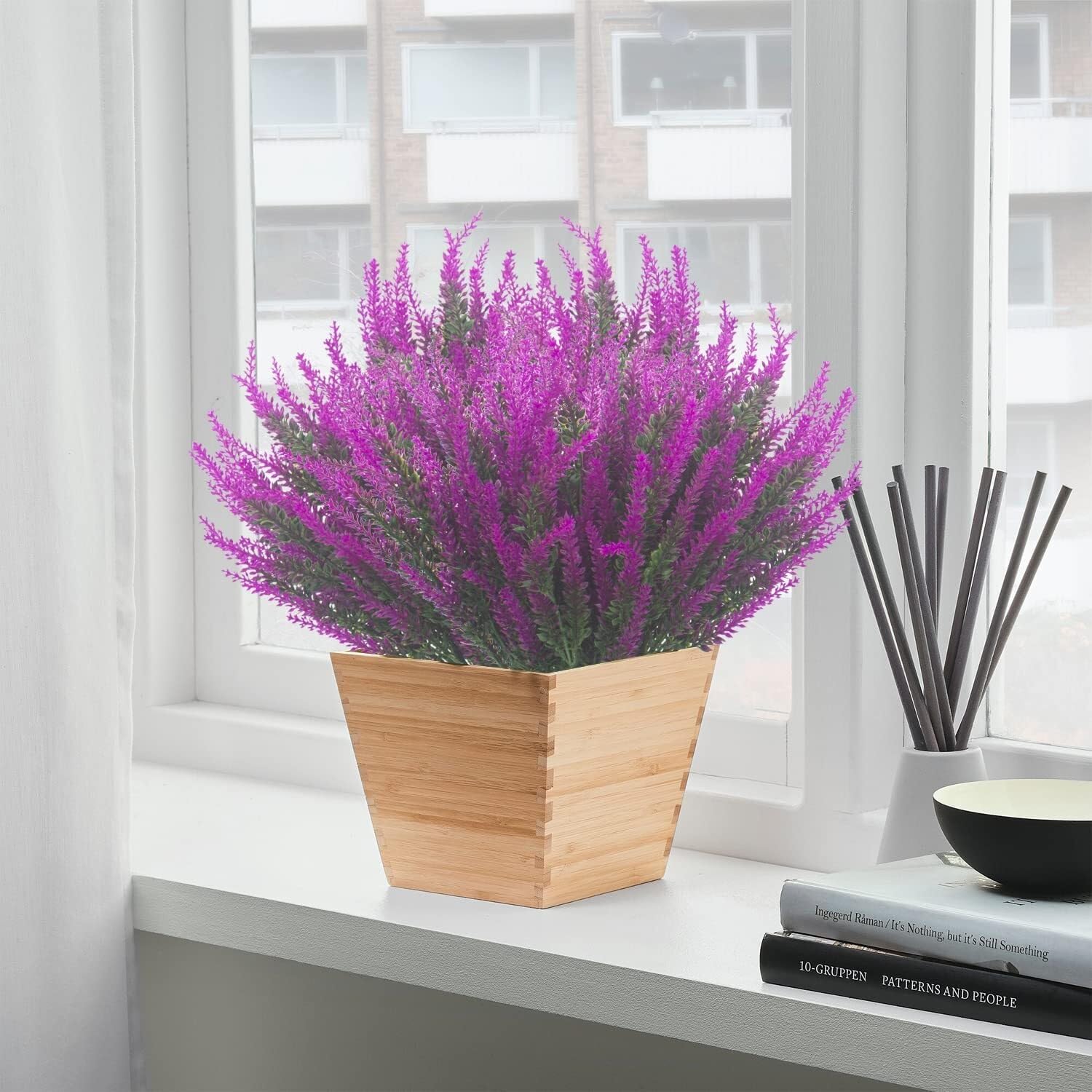 Confezione Da 20 Fiori Di Lavanda Finti Gialli, Piante Di Fiori Artificiali Piante Verdi In Plastica Adatte Per Cortile E Matrimonio 96303628