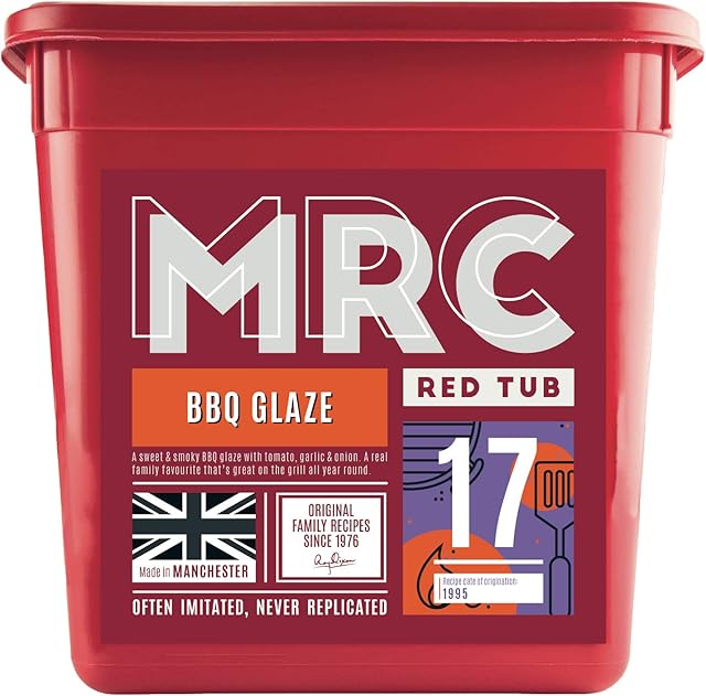 MRC BBQ Glaze 2.5kg Sweet & Smoky Barbecue Marinade Tomato, Onion & Garlic BBQ Seasoning