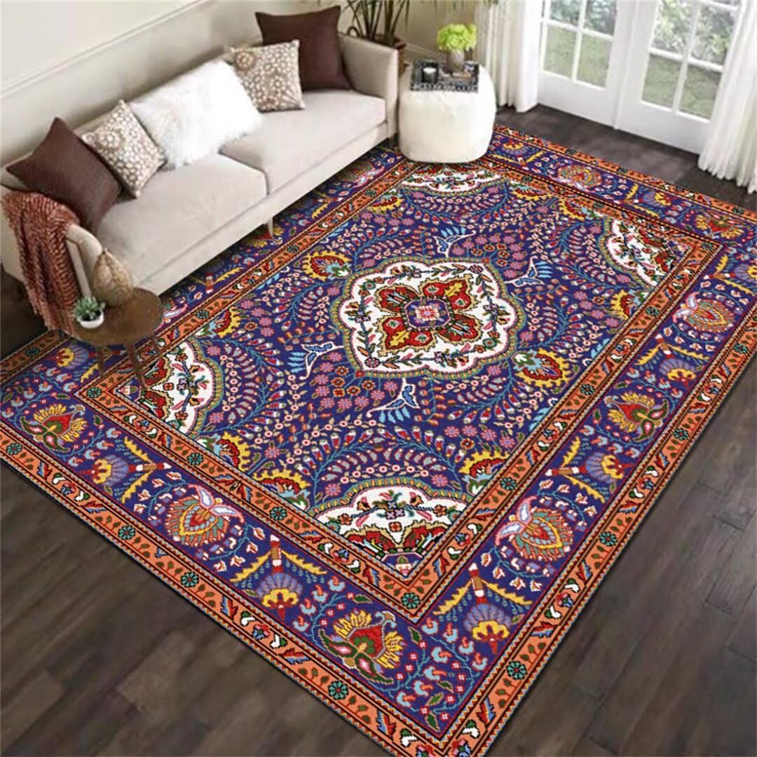 Tapis de salon doux 60x100 cm pour une déco maison style rétro chic