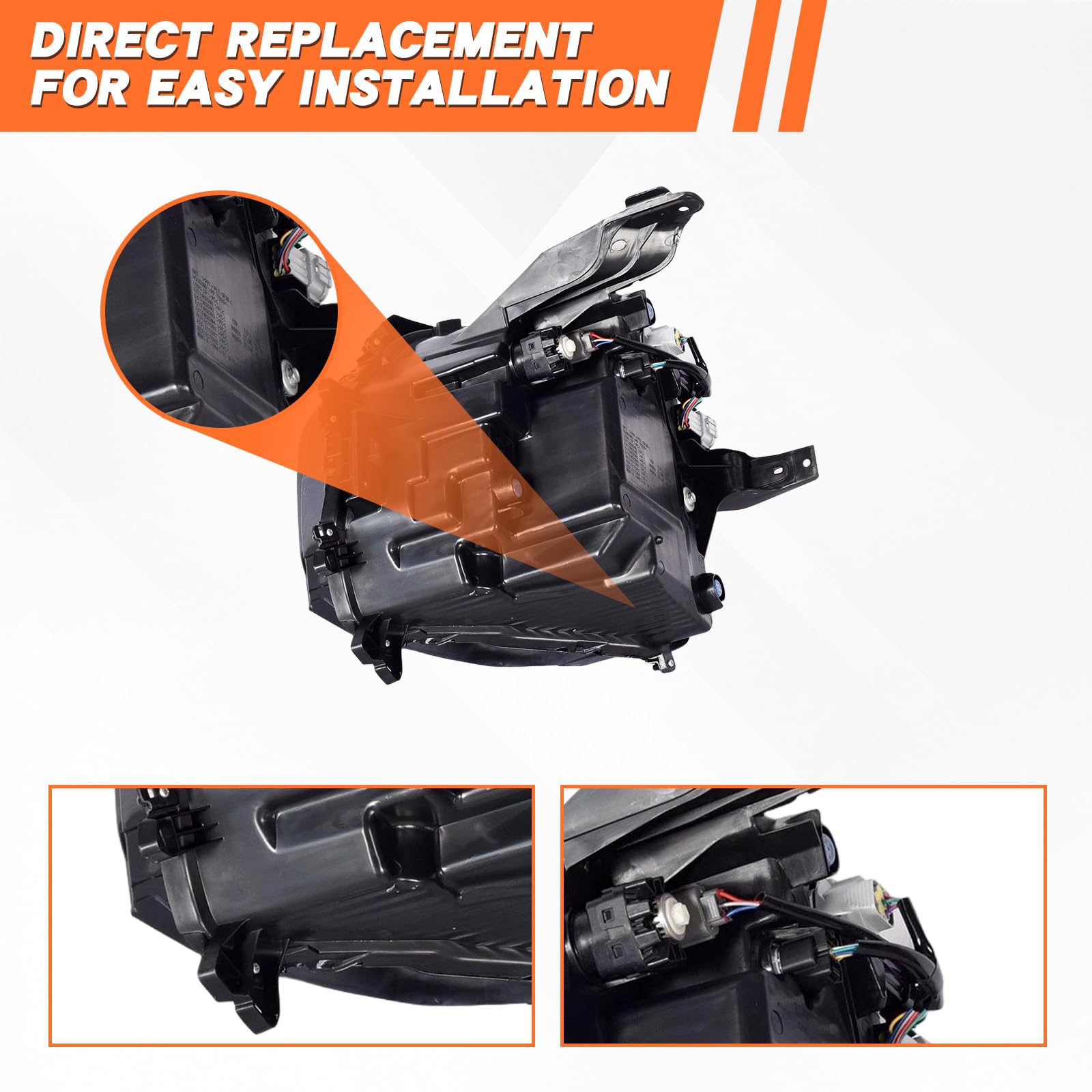 Headlight Assembly Outlander 2022-2024 PHEV 2023 RH 8301D812 W/Bulb image 3