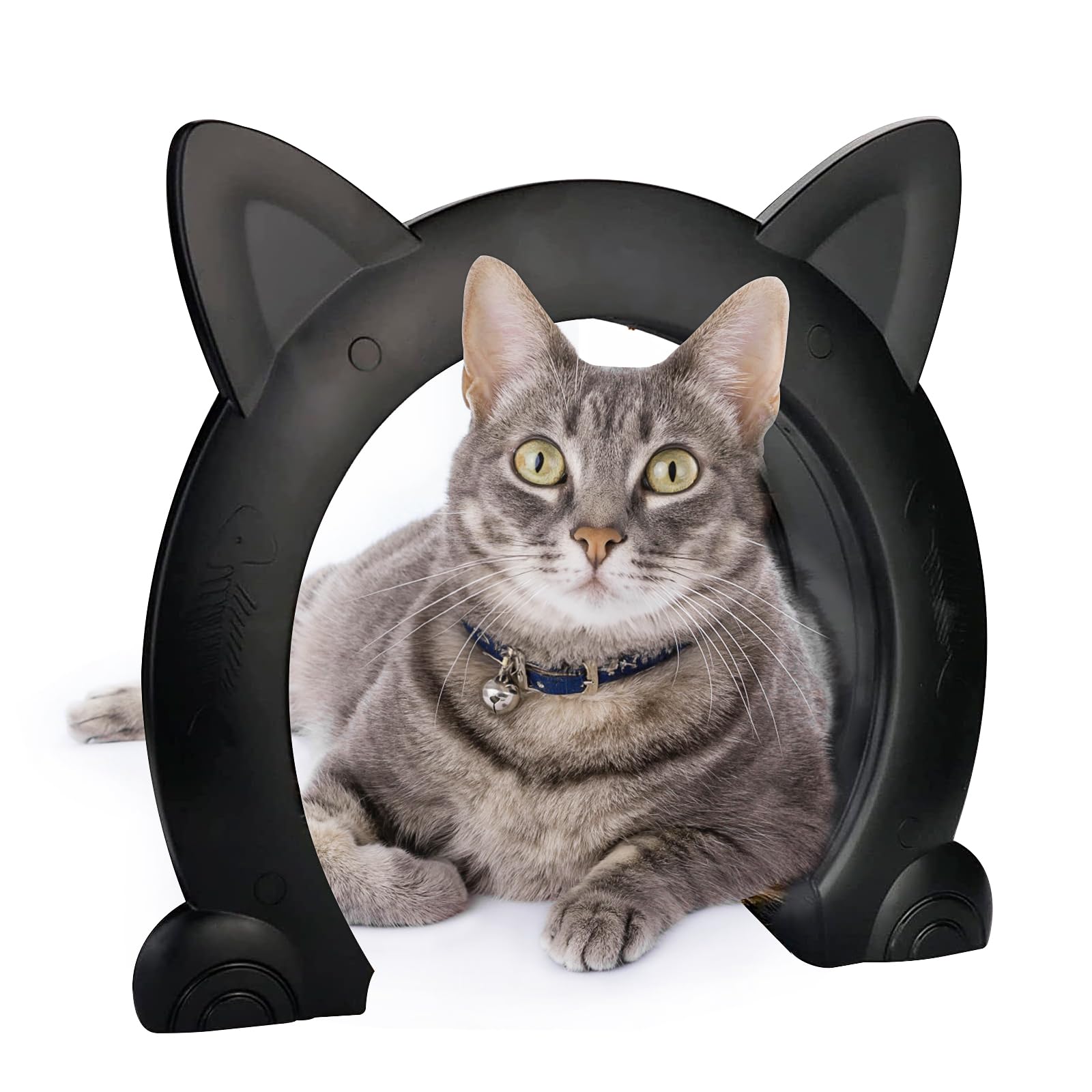 Chatière - Porte D'entrée Pour Animal De Compagnie - Chatière D'intérieur Pour Animal De Compagnie - Chatière Intérieure Pour Chat - Porte De Maison - France