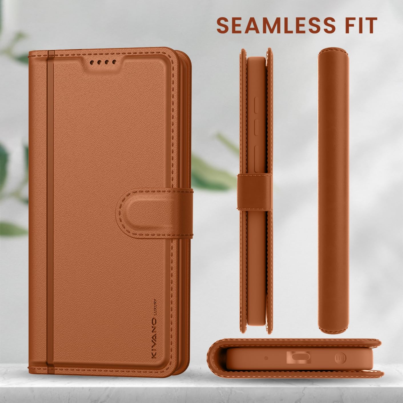 KIVANO LUXE Leather Case for Realme 13 Pro - Premium Flip Cover -9