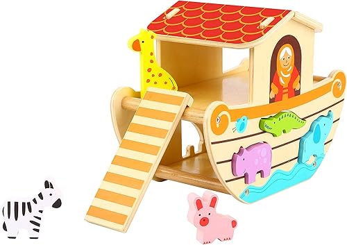 Miniatura 3 de Juguetes de madera - Juguete de Arca de Noé (juguetes educativos y de desarrollo, gran regalo para niñas y niños)