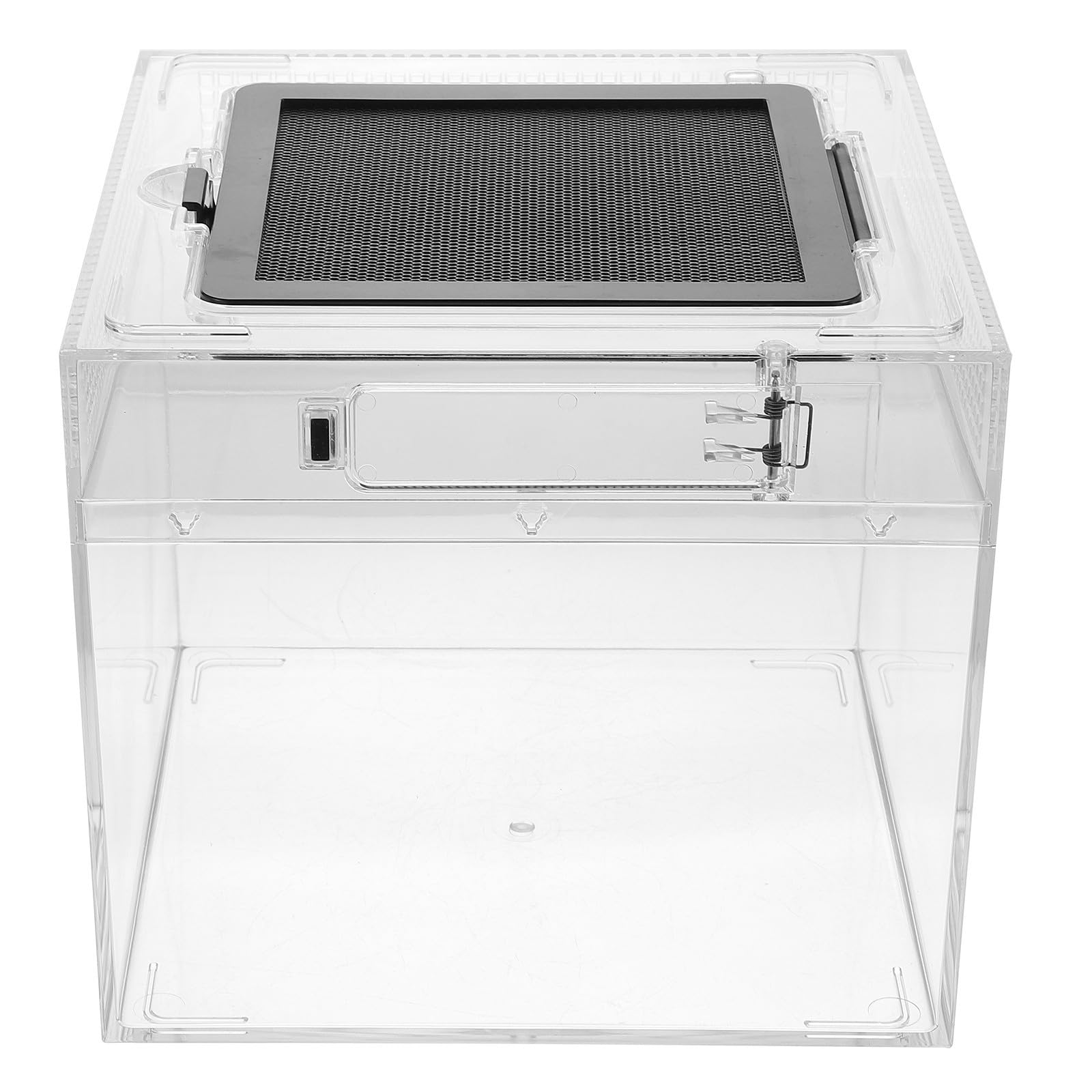 Terrario per Rettili in PC Leggero Sistema di Ventilazione per Tartarughe e Ragni, Contenitore per Allevamento da Esterno Resistente e Pratico