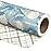WRAPAHOLIC Reversible Christmas Wrapping Paper - Mini Roll - 17 Inch x 33 Feet - Blue Purple Gnome and Plaid Design with Metallic Foil Shine for Holiday, Party, Celebration