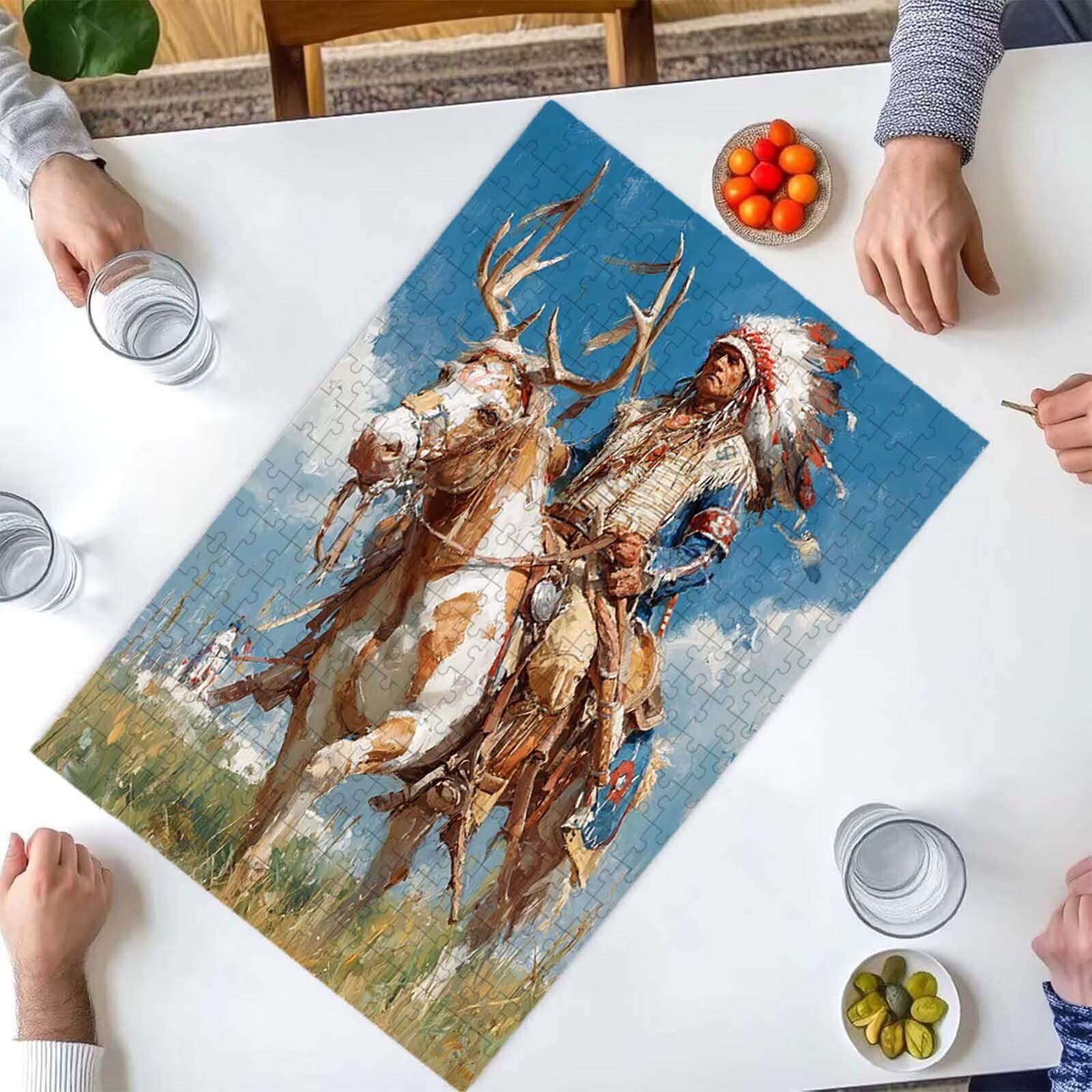 Puzzle dla dorosłych 1500 sztuk | Zabawa rodzinna i zajęcia grupowe dla nastolatków i prezent urodzinowy dla dzieci w wieku 14 lat | Dekoracja domu i pomysł na prezent Relax87x57cm PjY11497 P-3