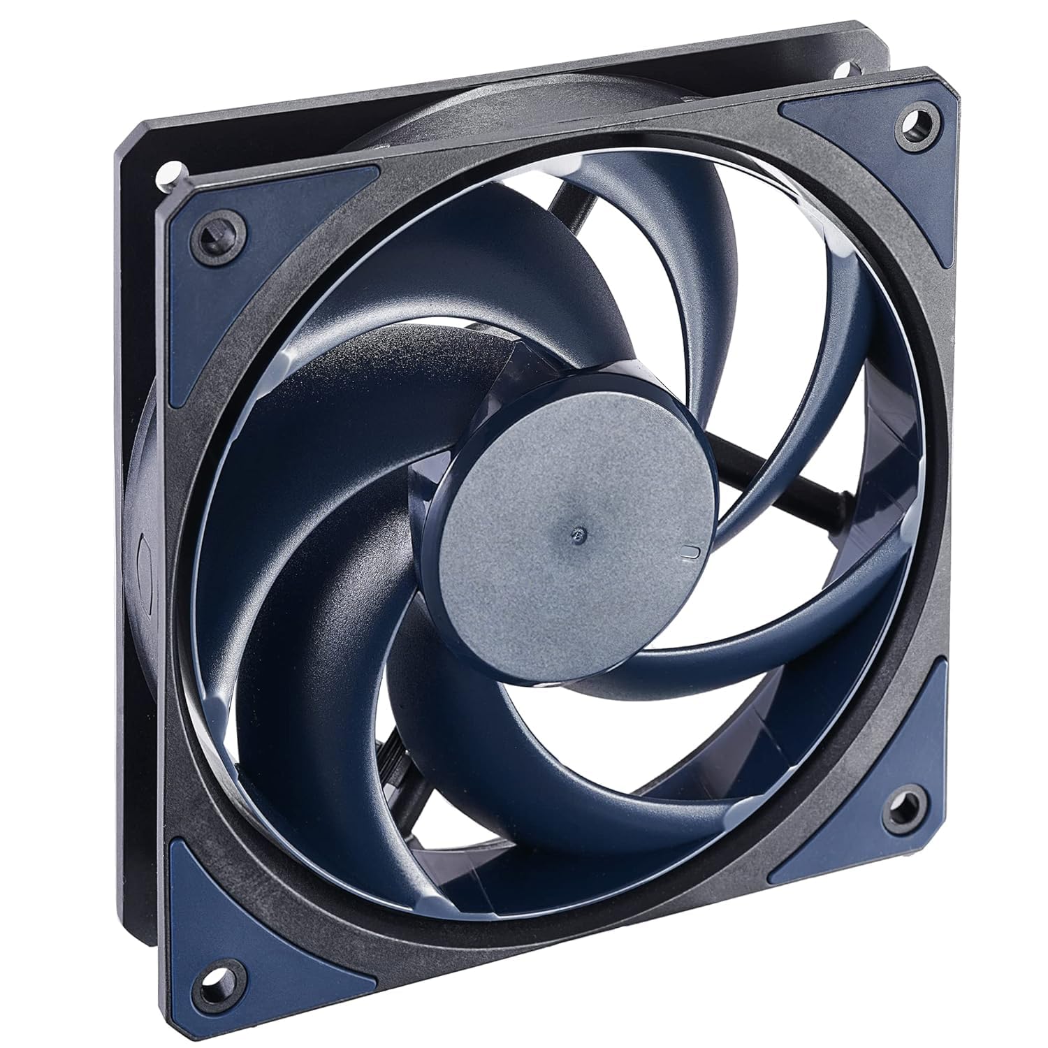 Cooler Master Mobius 120 Ventilador de Caja - Ring Blade Design (PWM), Rodamiento Dinámico de Bucle Ultraduradero (Máx. 63,1CFM, 2,69 mmH2O, 22,6 dBA), Marco Biselado Enfocado al Flujo de Aire - Negro