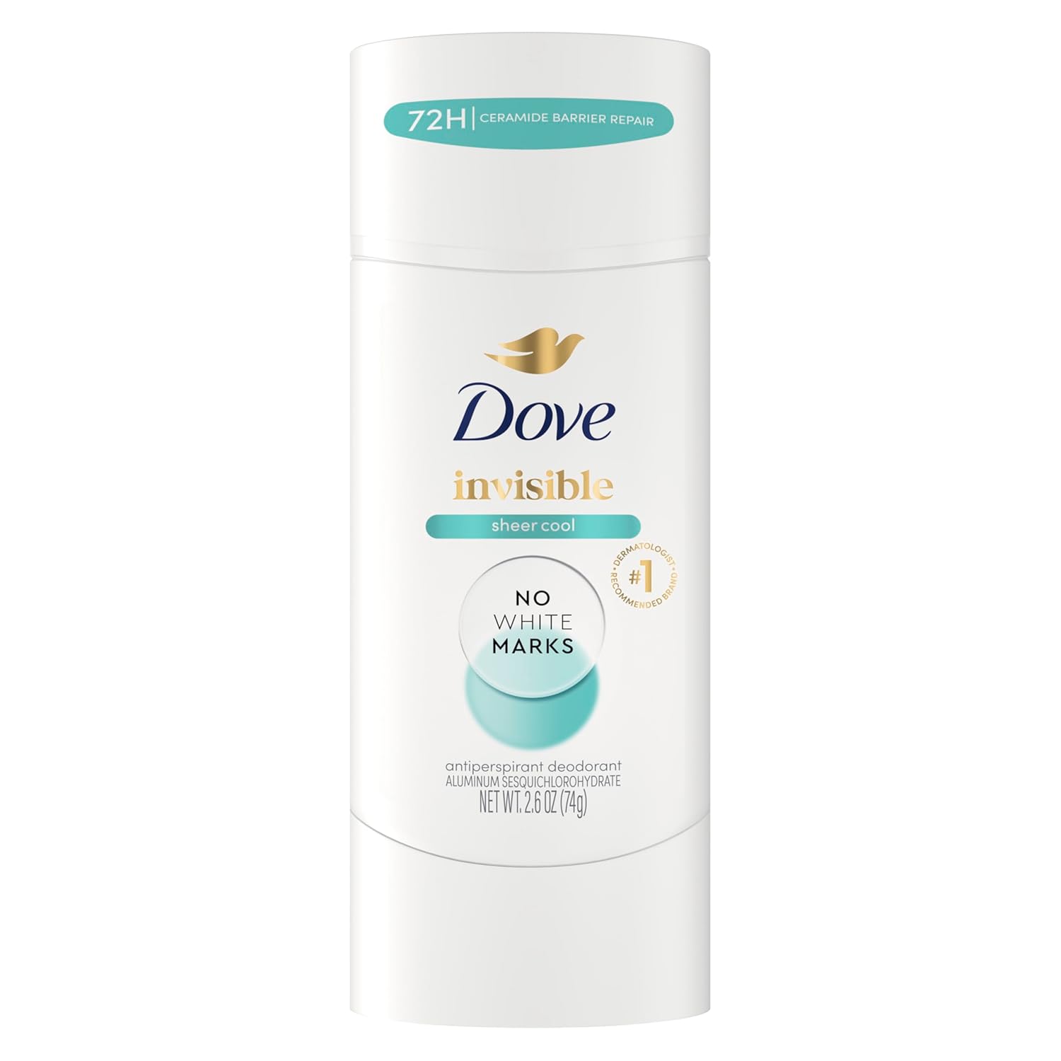 Dove Advanced Care Antiperspirant Deodorant for Women Sheer Cool 72 hour sweat and odor protection 2.6 oz