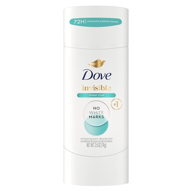 Desodorante antitranspirante em bastão Dove Sheer Cool, 74 g