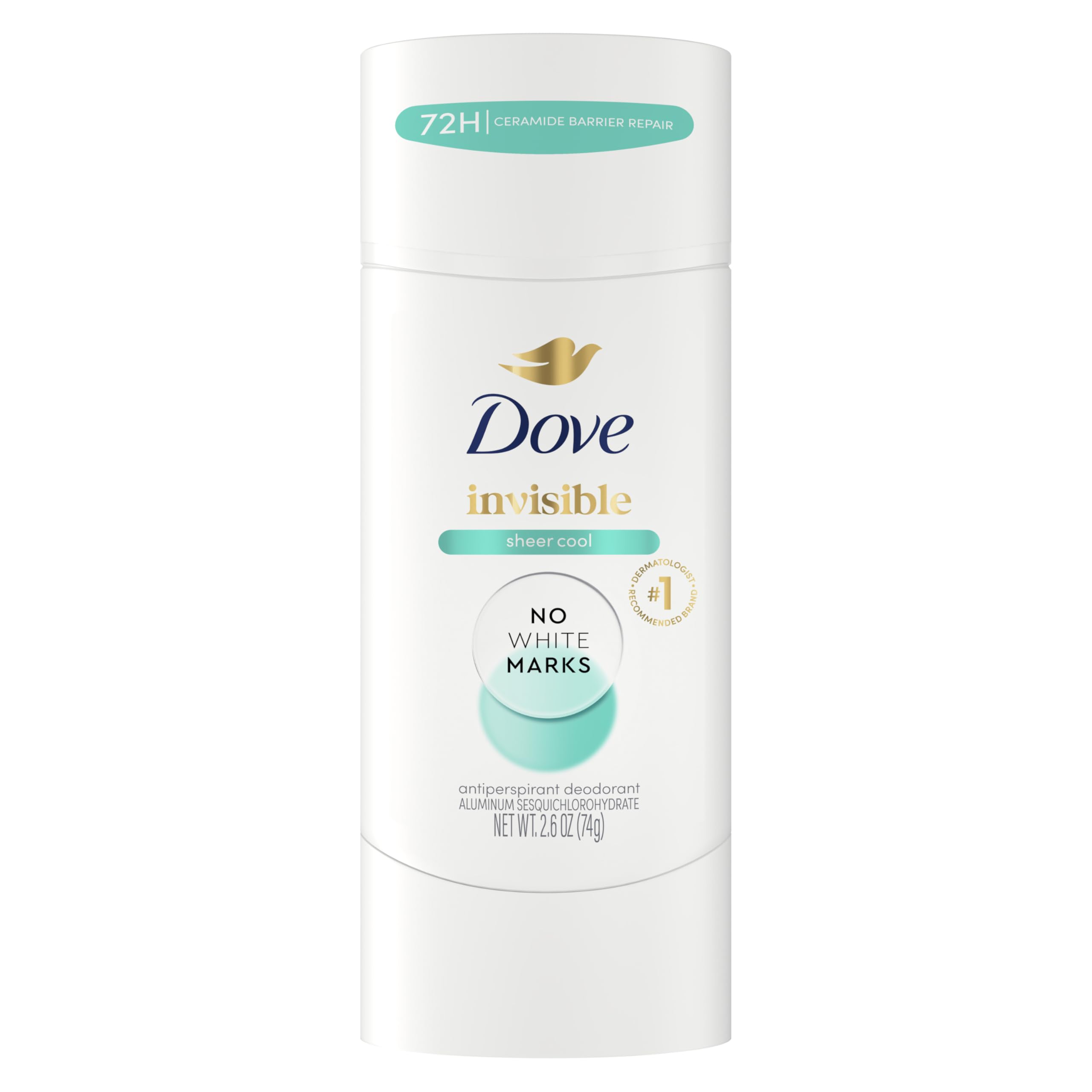 Dove Advanced Care Antiperspirant Deodorant for Women Sheer Cool 72 hour sweat and odor protection 2.6 oz