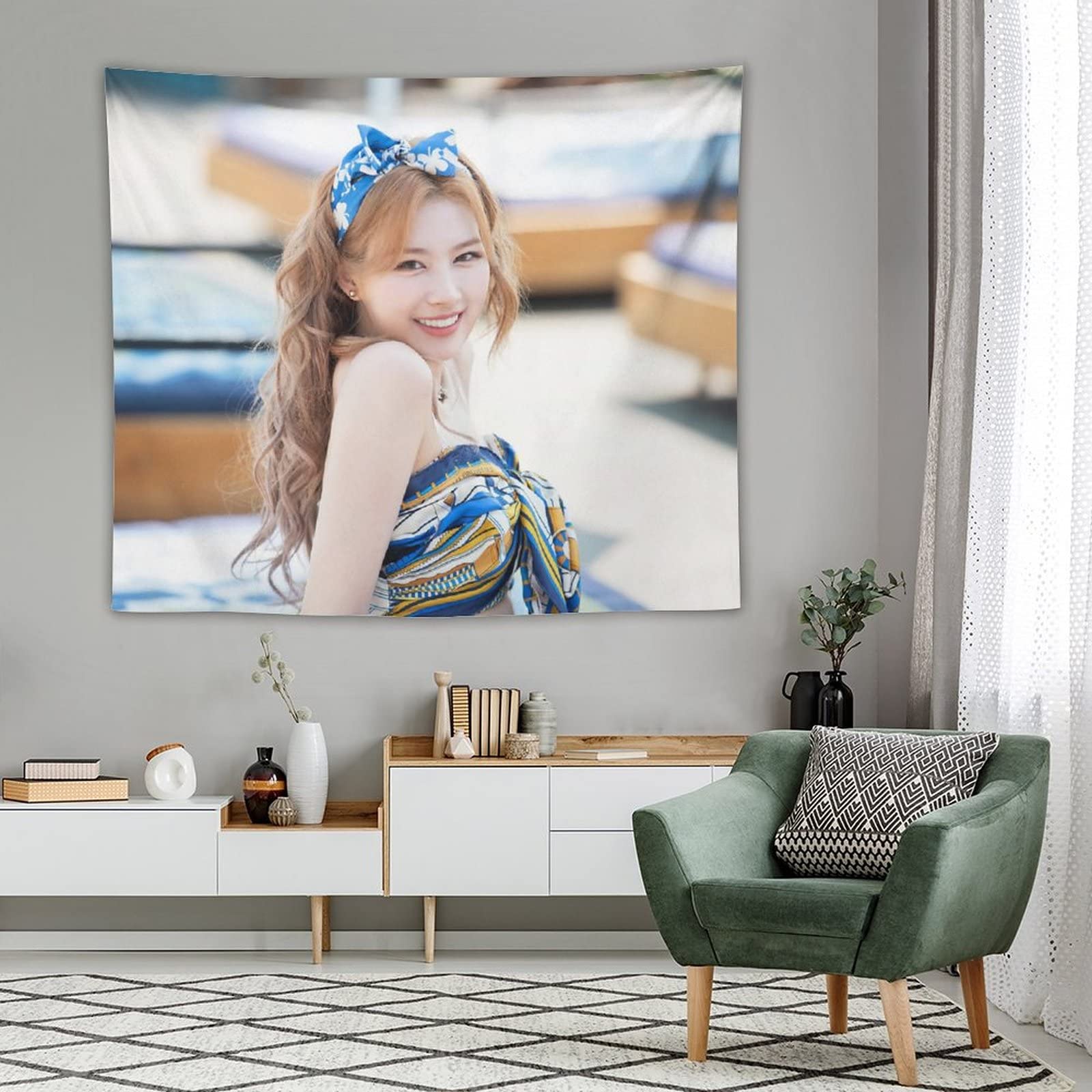 TWICE サナ タペストリー ファブリックポスター 3点セット Amazon.co.jp: TWICE サナ タペストリー 人気 タペストリー