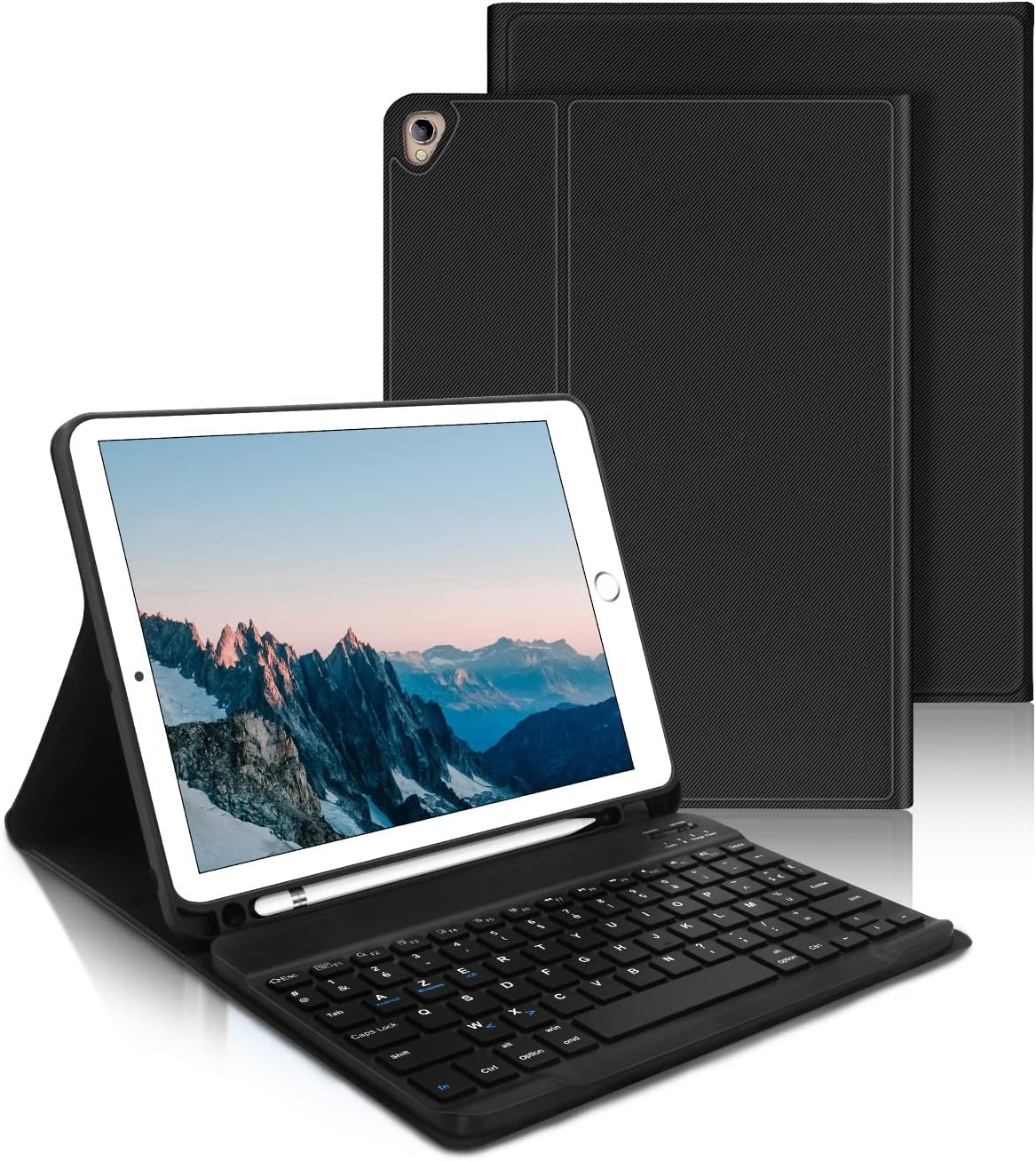 HOU Combo Clavier iPad 9e génération (10,2 Pouces, 2021)/8e/7e