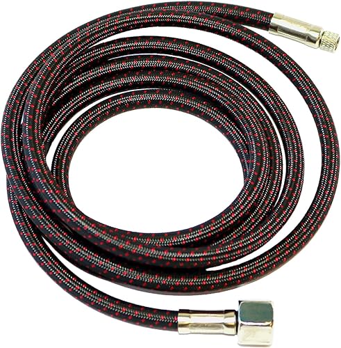 Miniatura 5 de Paasche Airbrush Manguera de aire trenzada de 15 pies con trampa de humedad instalada (A-18-15MT)