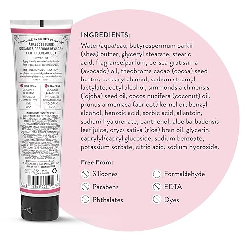 Miniatura 2 de J.R. Watkins Crema de manos hidratante natural, hidratante de manos con manteca de karité, manteca de cacao y aceite de aguacate, libre de crueldad,