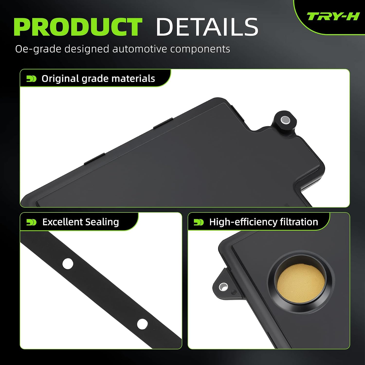 68224232AA Transmission Filter Kit Compatible with Dodge 2013-2023 RAM 3500 4500 5500 6.4L V8/6.7L L6 Engine Trans Replacement Parts 68224232AA