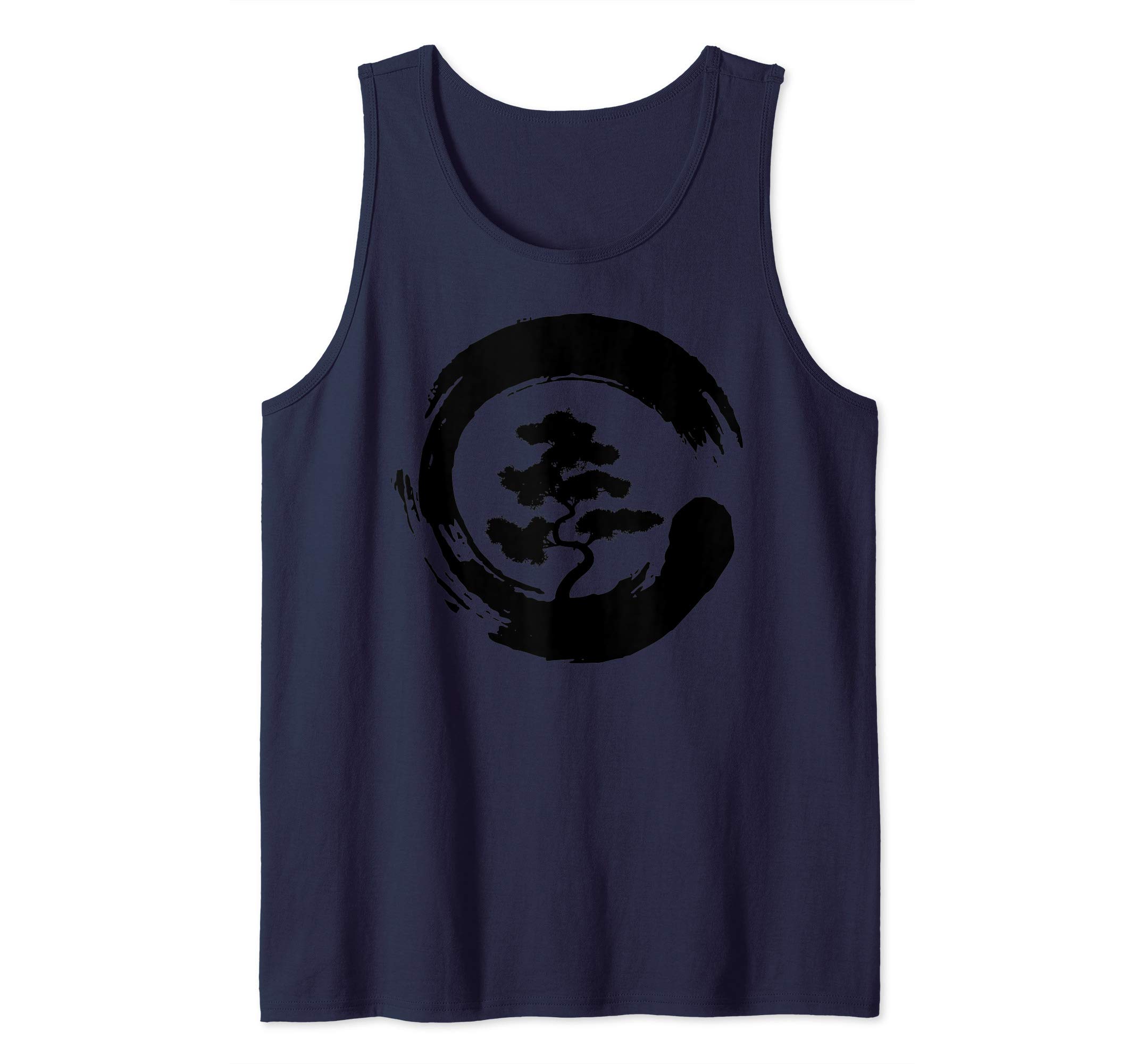 Bonsai Tree in Enso Circle | Japanese Zen gift Tank Top