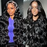 Tiwugi Body Wave Frontal Wigs Human Hair for Women 13x4 HD Lace Front Wigs Human Hair Pre Plucked Body Wave Glueless Human Hair Wigs 180% Density 32 Inch