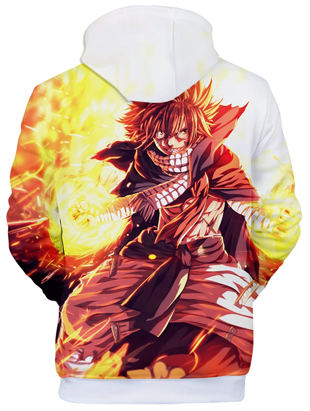 Enfants Impression en 3D Sweat à Capuche Fairy Tail Pullover Japonais Animé Cosplay Gray Natsu Manches Longues Sweat-Shirt Garçon Fille