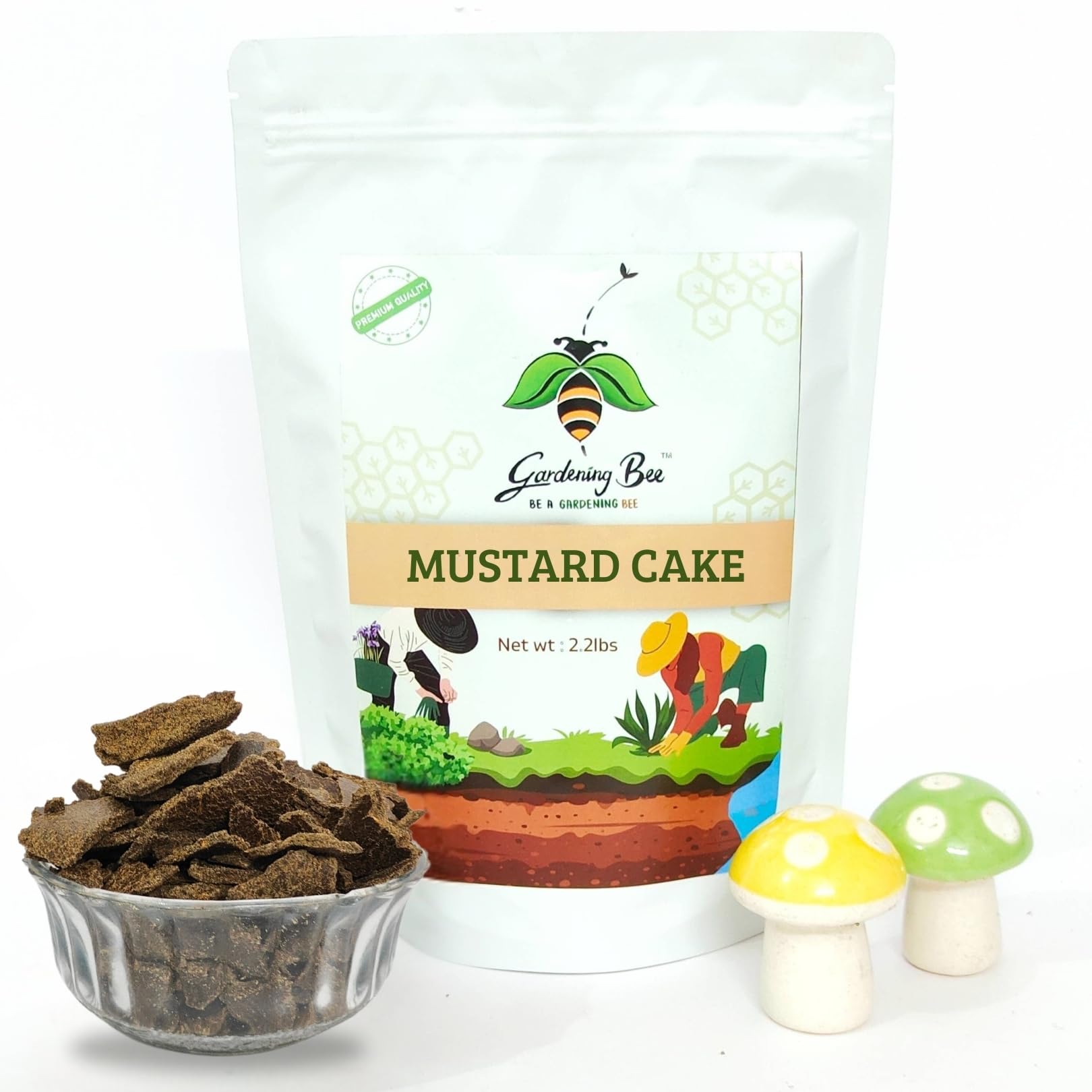 Mustard Cake Granules (900G), Contains min 6% Oil for Organic Gardening, Raw Form, 100% Natural, Cold Pressed, Plant Food, Improves Soil Fertility and Pest ressistance (900 gram)-image-13