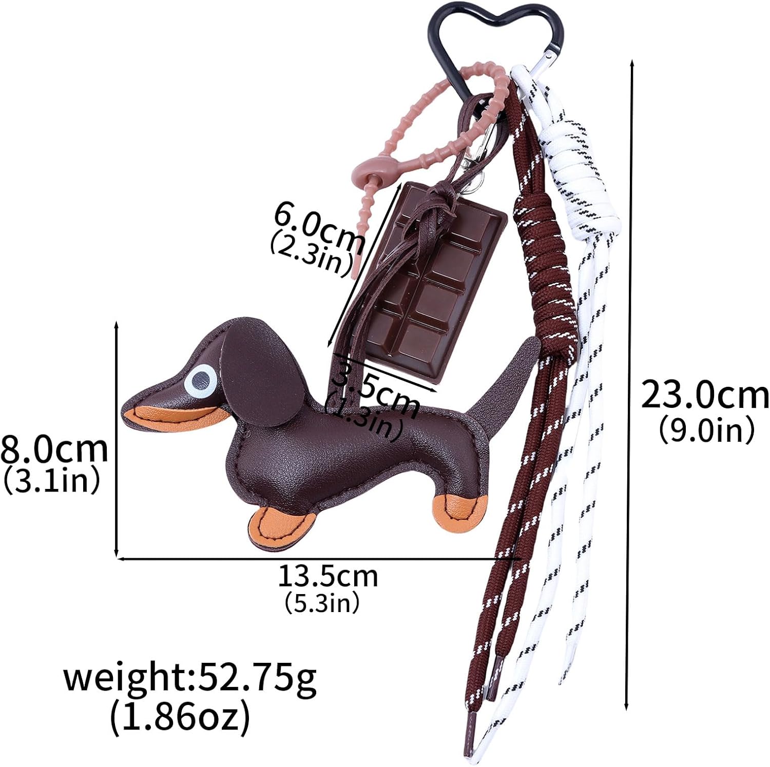 Tote Bag Purse Charms for Handbags - Cute Keychain, Y2K Rope Key Chain Accessories - Designer Jewelry Gift for Women - Image 2