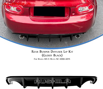 Rear Bumper Lower Diffuser Lip Kit for Mazda MX-5 Miata NC 2006-2015