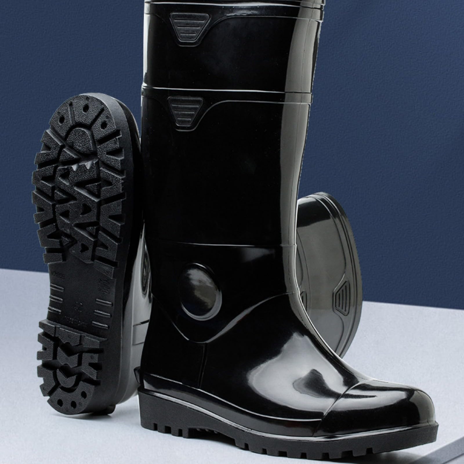 Botas De Trabajo Para Hombre Y Mujer Impermeables Con Puntera Blanda Botines Alta Jardín Trabajo Suave Y Ligero Elegante Duraderas Antideslizante Adecuado Para Días Lluviosos Y Ambientes Húmedos