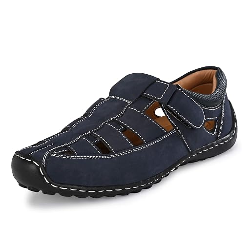 Centrino Navy Fisherman Sandals