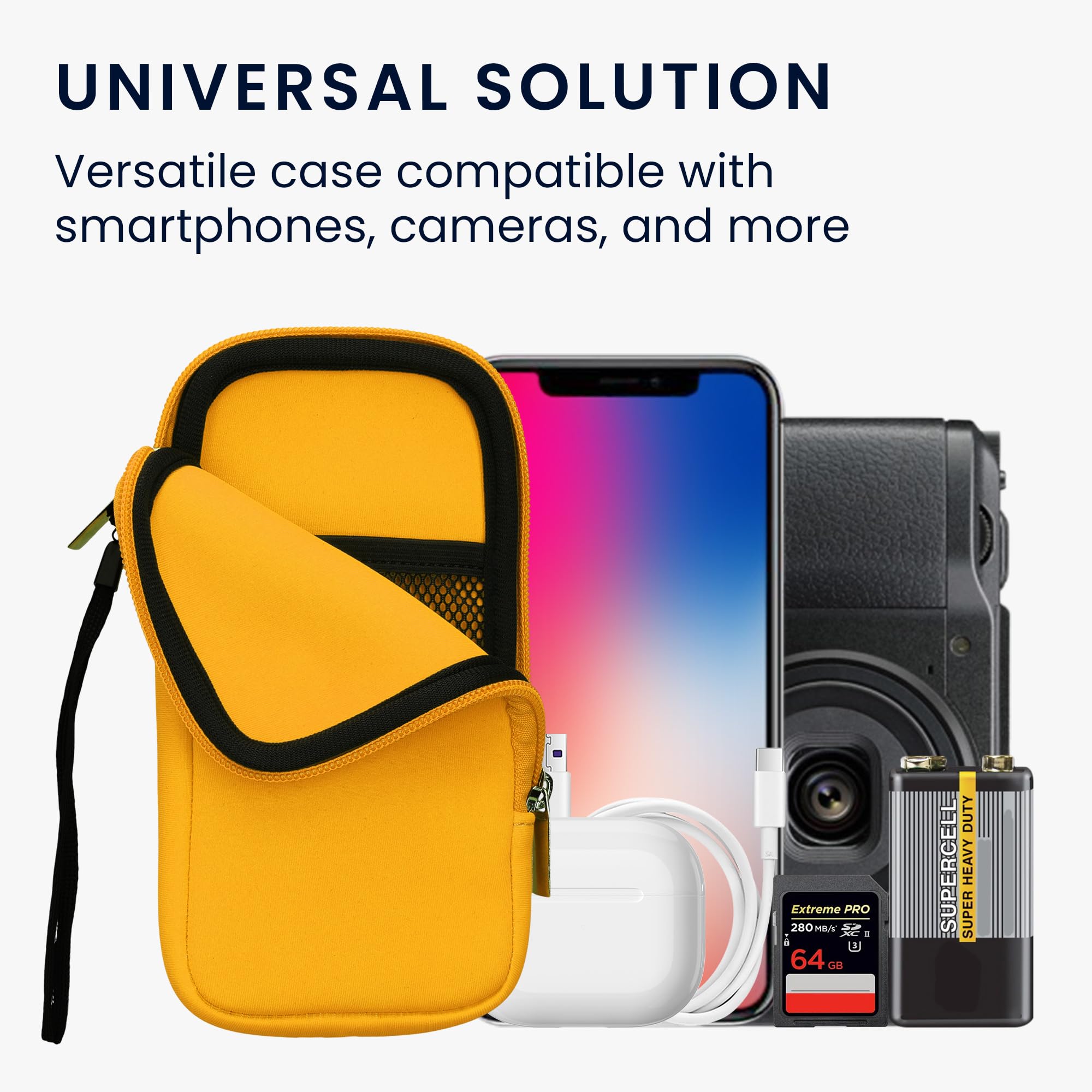 Custodia Per Smartphone In Neoprene Con Tracolla - Portacellulare Universale, Design Romantico Con Dente Di Leone - Foto 8