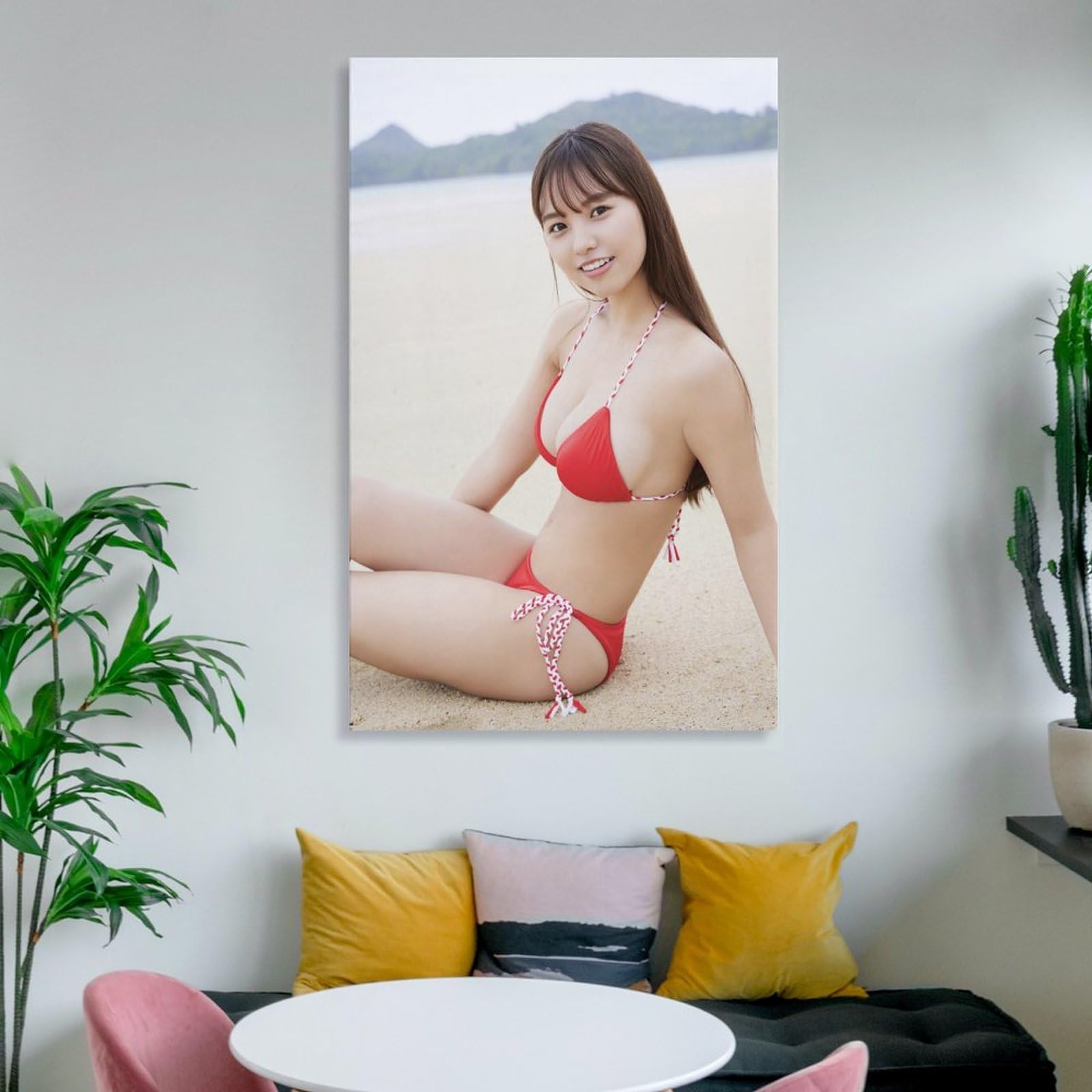 Amazon.co.jp: 水着写真NMB48本郷柚巴セクシービキニポスター5 部屋