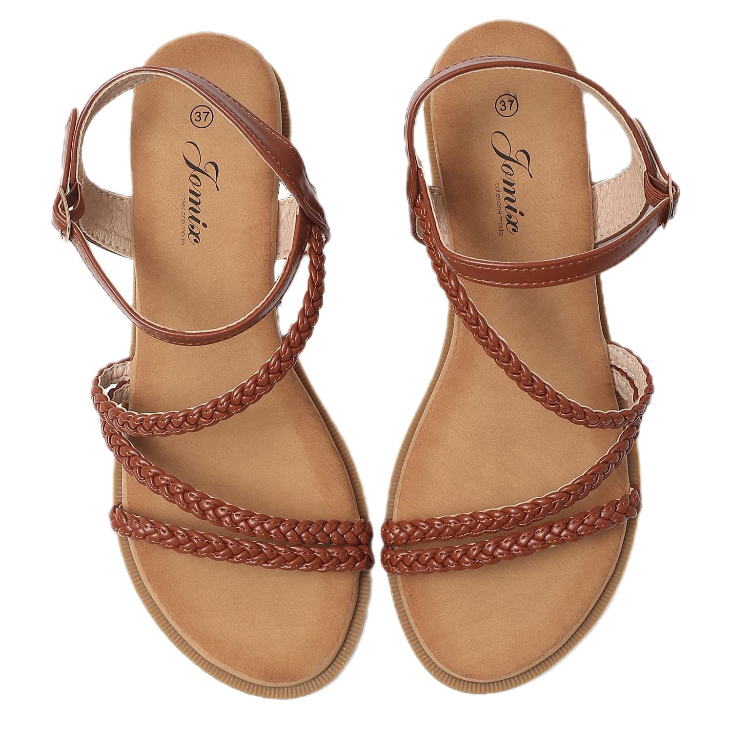 JOMIX Sandali Donna Estive Tacco Zeppa Eleganti Comodi