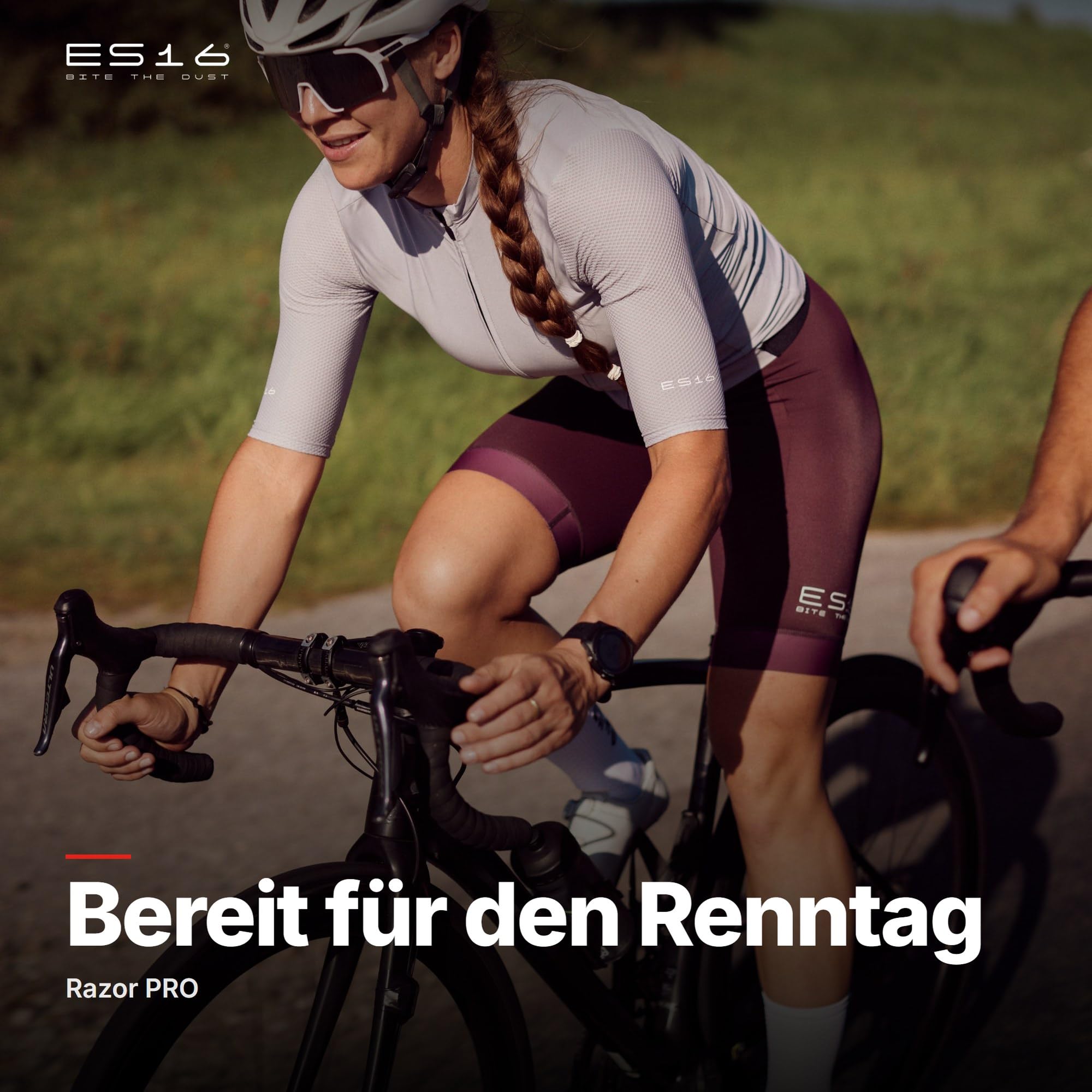 Razor PRO Koszulka Kolarska Damska Morski – Rozmiar XXL | Aero Race-Cut Cycling Jersey Zamek Wstawki Mesh Silikonowe Mankiety Premium