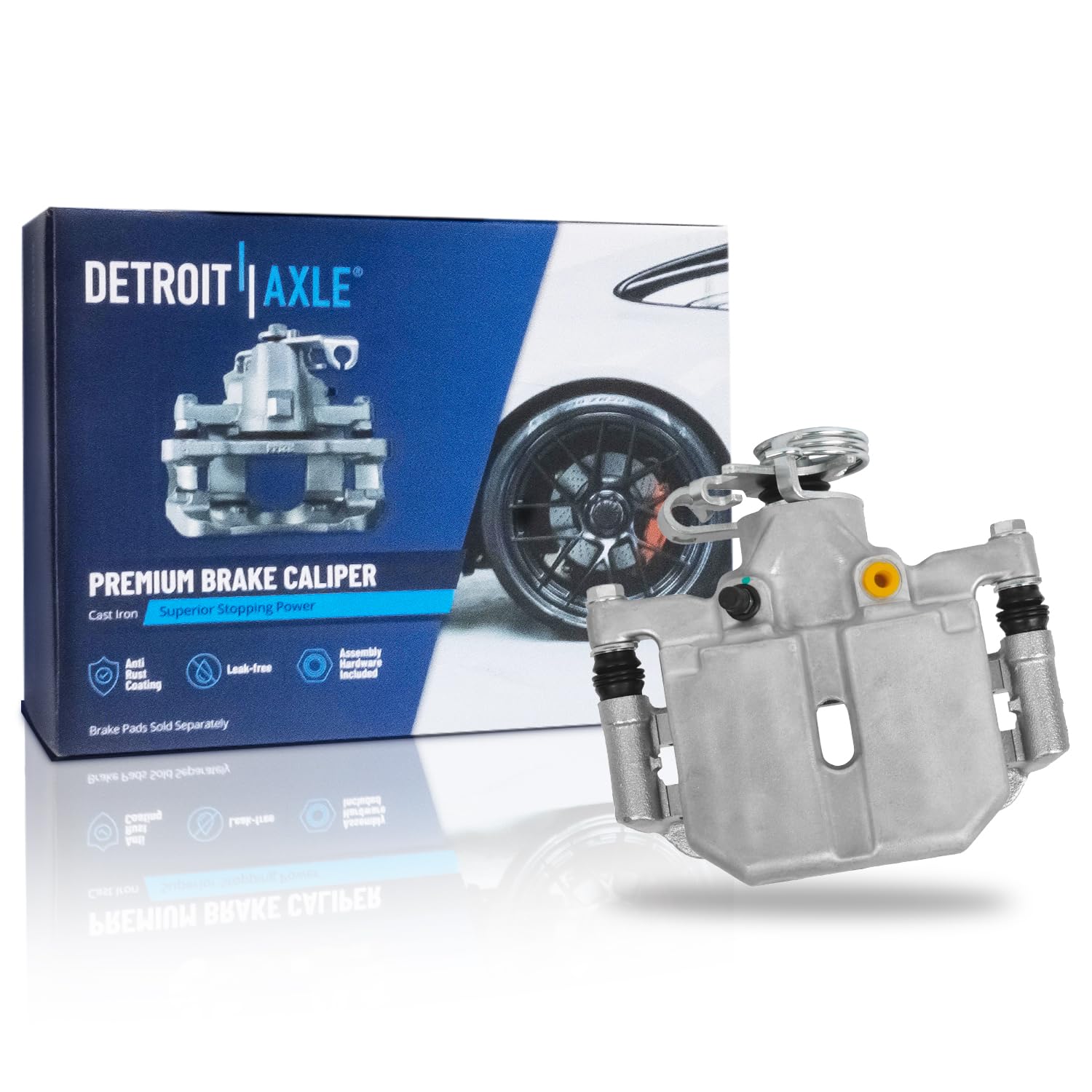 Detroit Axle - Rear Right Brake Caliper for 2006-2011 Buick Lucerne
