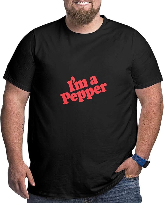 I'm A Pepper Mens Short Sleeve Shirts Big Tall Lightweight Tees Men's