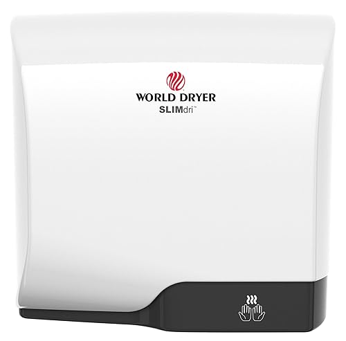 Miniatura 2 de World Dryer L-162 SLIMdri - Eficiente secador de manos comercial montado en superficie ADA Compiant Universal Voltage 110-240V, 0, Blanco