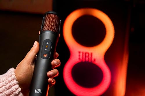 JBL EasySing Mics, 2 Wireless AI Karaoke Microphones with Real-Time Vocal Removal and USB-C PartyBox Dongle, Black - 4