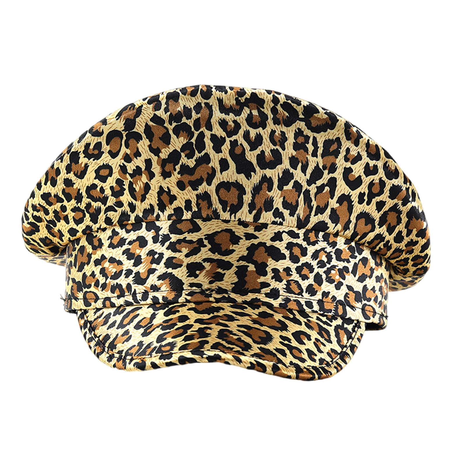 Cappello da capitano per carnevale, ufficiale, stampa leopardata, per fotografia, carnevale, cocktail party