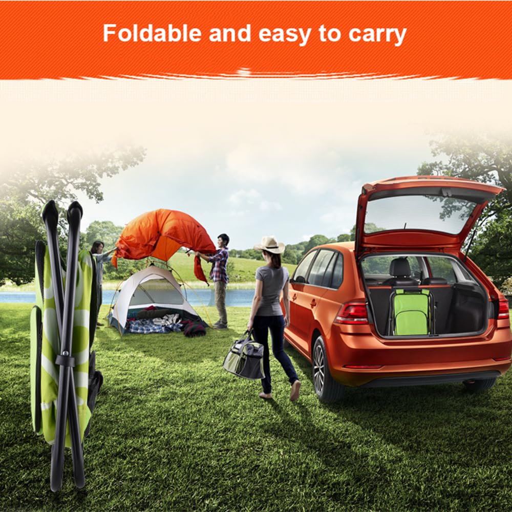 Vllcsla 2 in 1 Fishing Chair Carry Bag Wear-resistant Folding Camping Stool, for Adults 150kg, Heavy Duty - Image 2