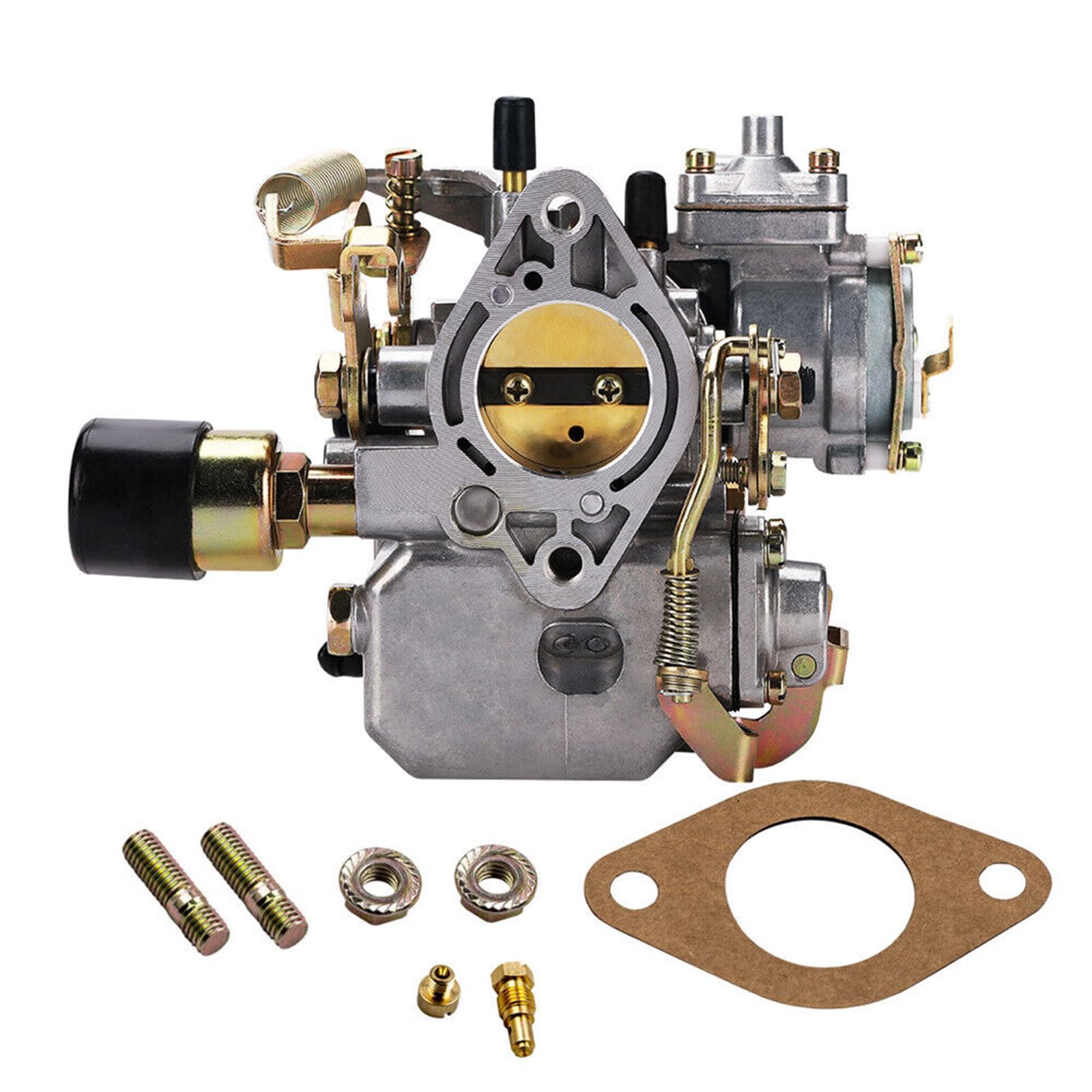 Areyourshop 34 Pict-3 Carburetor 113129031K Fit for VW Beetles 1971-1979 Dual Port 1600cc 12V