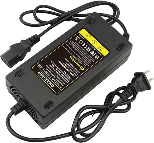 Miniatura 7 de Fancy Buying Cargador de batería de plomo ácido de 48V 12AH para bicicleta eléctrica Motor Bike - Adaptador de CA de enchufe de 3 agujeros