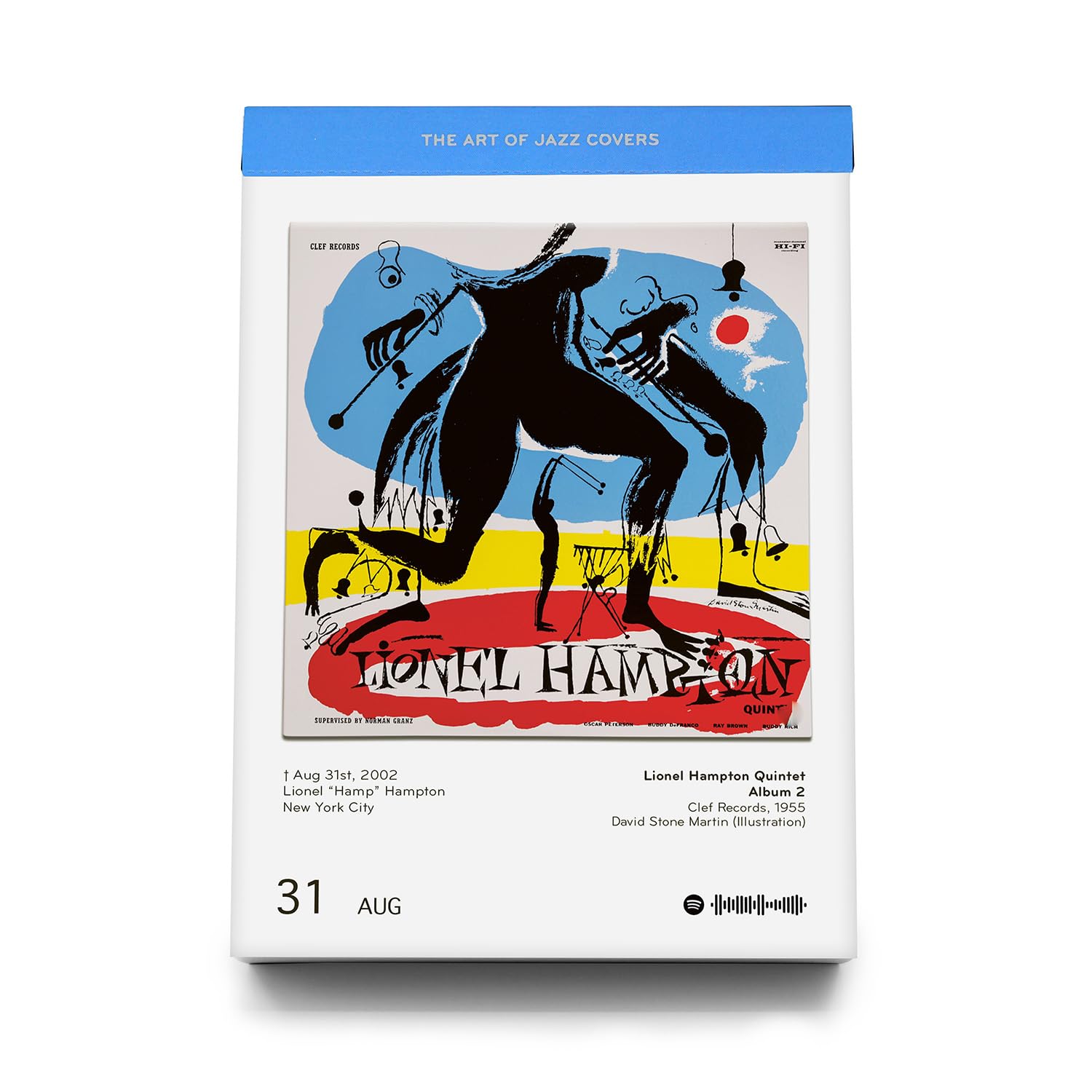 The Art of Jazz Covers 2023 Calendar