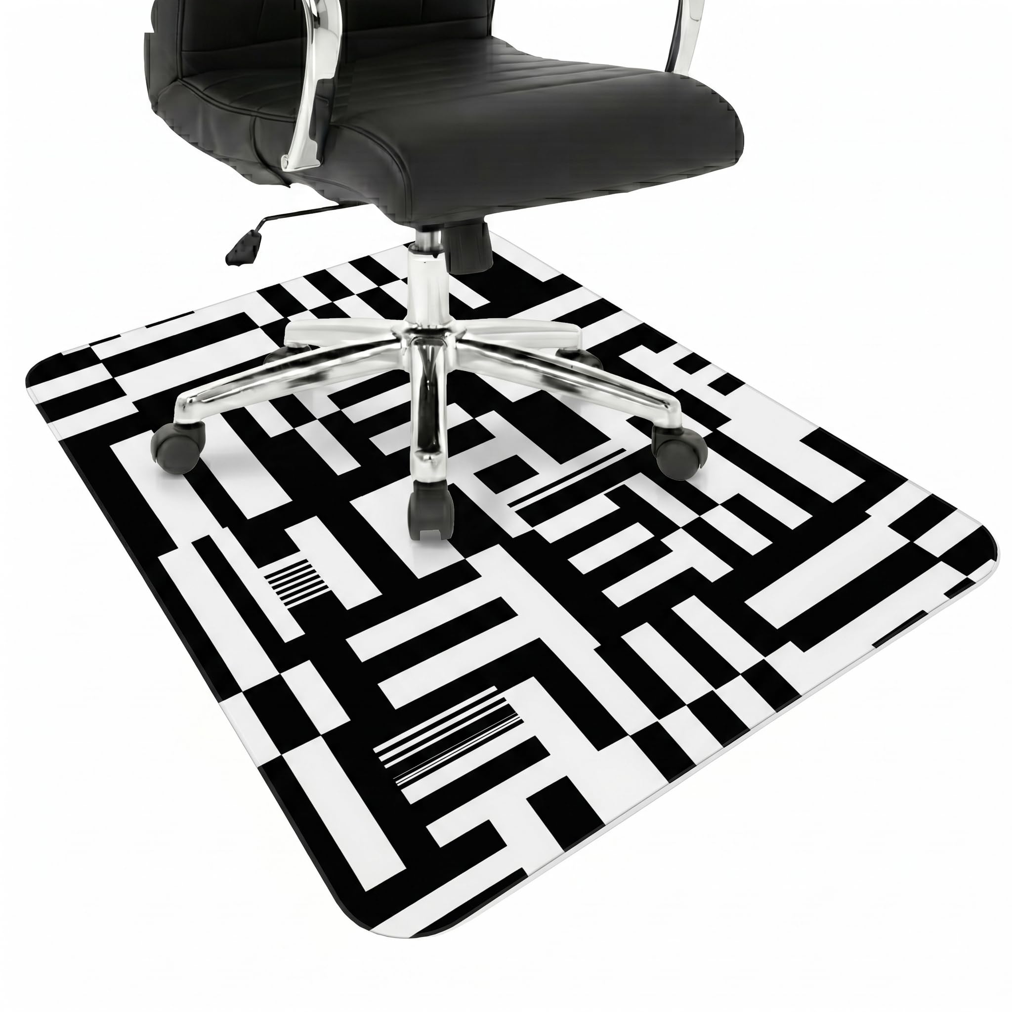 Floordirekt Bürostuhl Unterlage Design - Spezial-PVC - Bodenschutzmatte für Schreibtischstuhl Antirutsch für Büro & Homeoffice