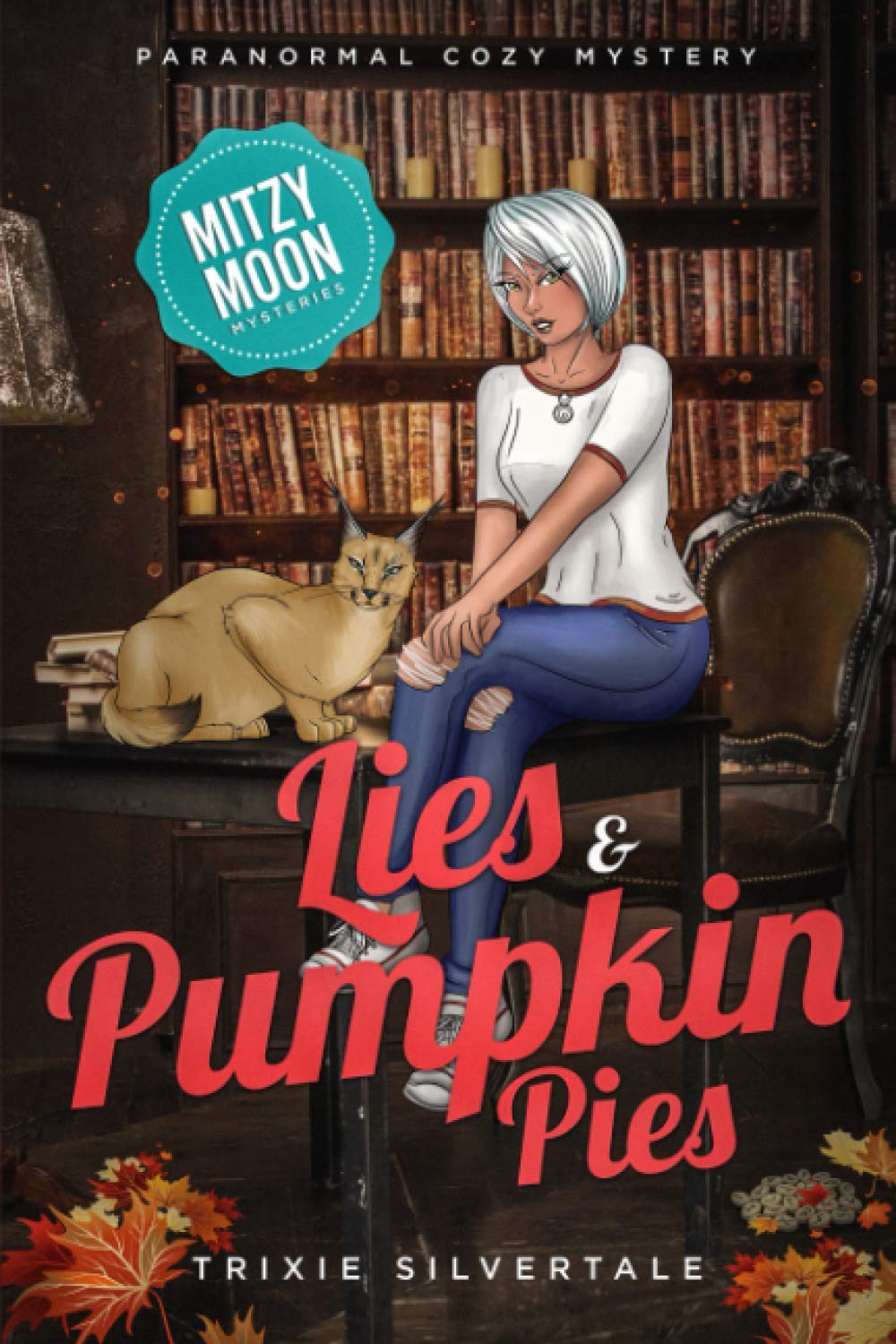Lies and Pumpkin Pies: Paranormal Cozy Mystery (Mitzy Moon Mysteries Book 10)