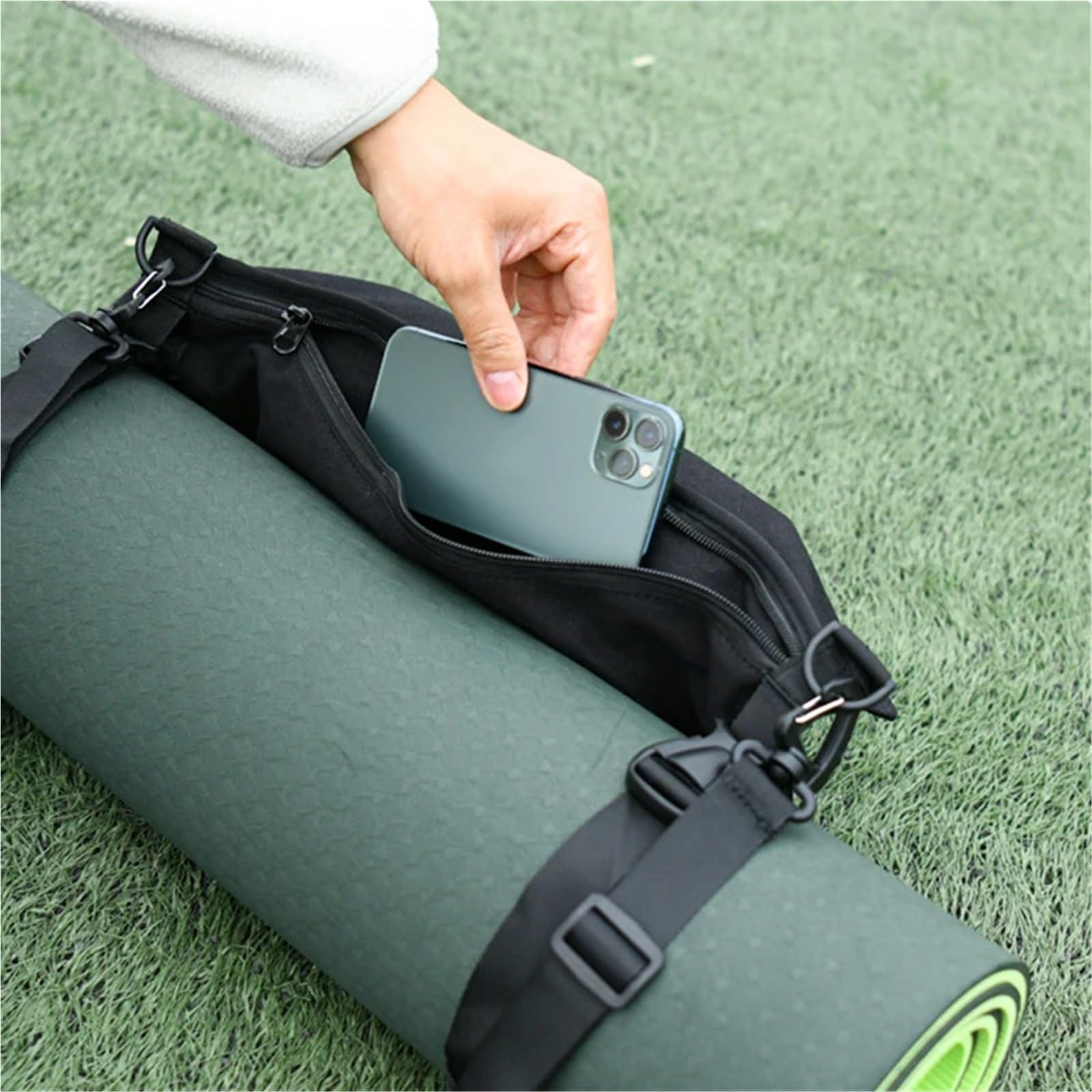 Torba na matę do jogi, Compact Foldable Storage Case for Pilates Fitness Travel