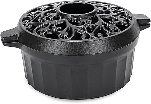 Miniatura 9 de Estufa de leña - Humidificador de estufa de leña de hierro fundido con revestimiento de esmalte de porcelana, olla de vapor para chimenea,