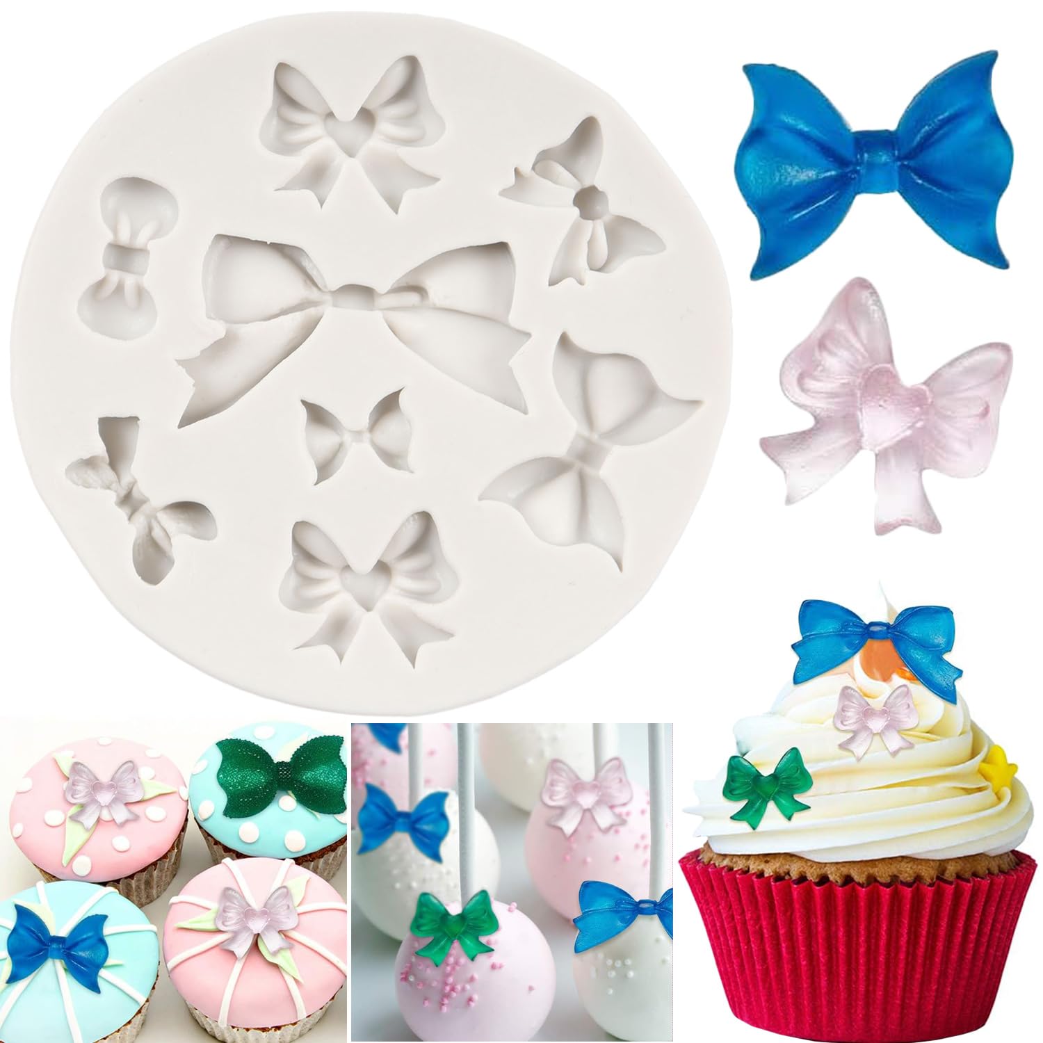 QDMOLDS Molde De Silicona Para Fondant, Margaritas, Chocolate, Caramelos,  Para Decoración De Pasteles De Flores, Decoración De Cupcakes, Azúcar,  Manualidades, Pasta De Goma De Arcilla Polimérica, image size:1500x1500