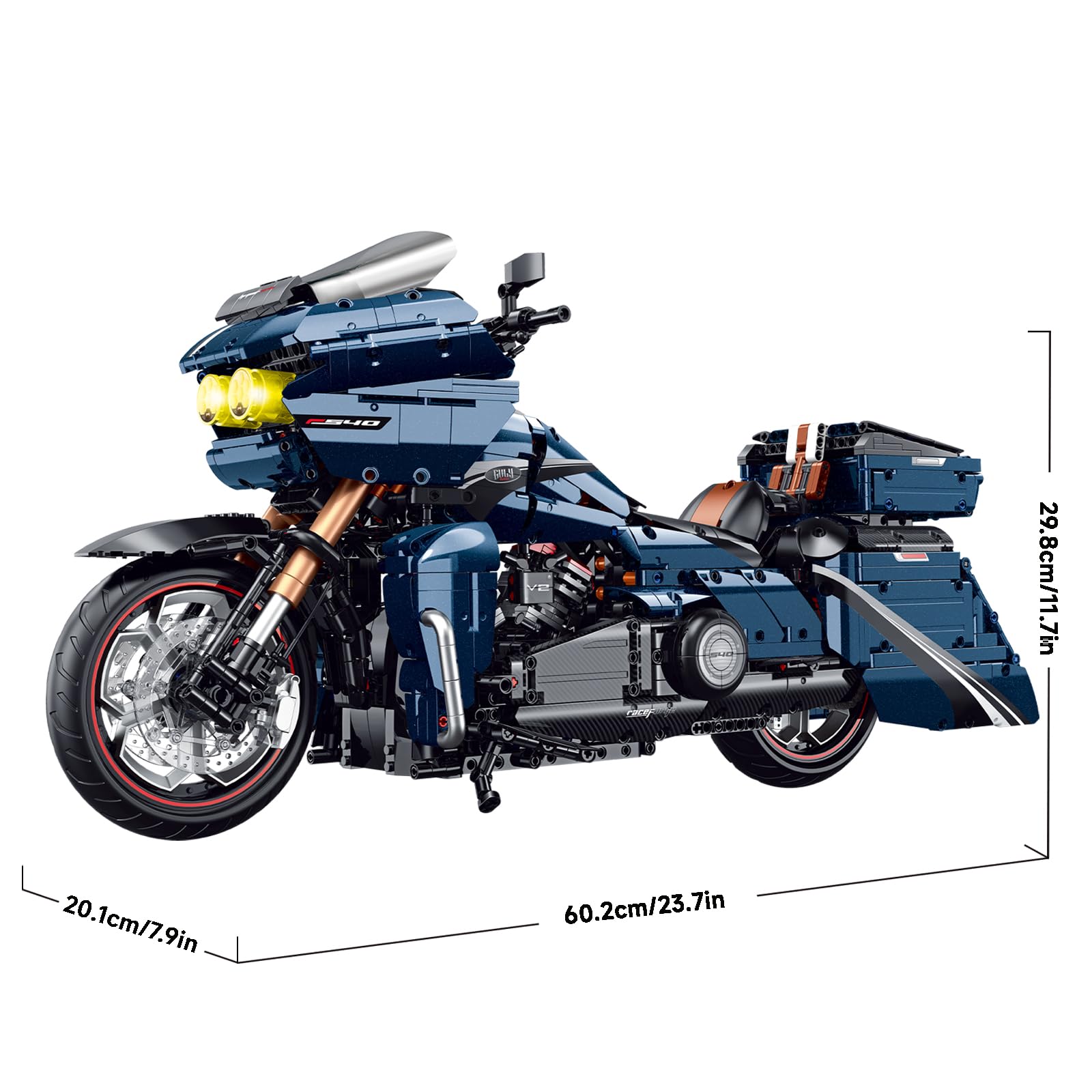 Cruiser - Modellino di motocicletta per adulti